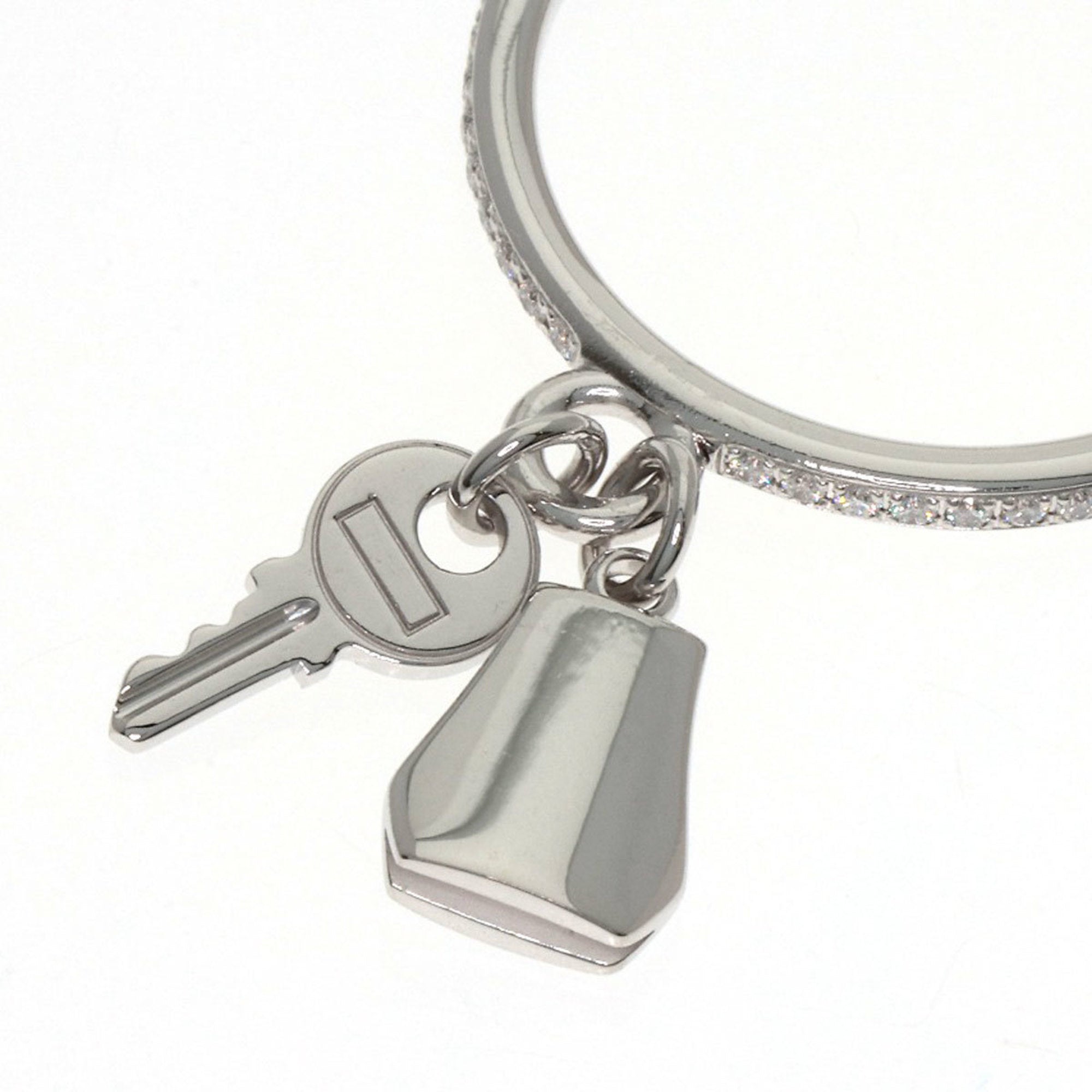 Hermes White Gold (18K) Band Ring (Pre-Owned)