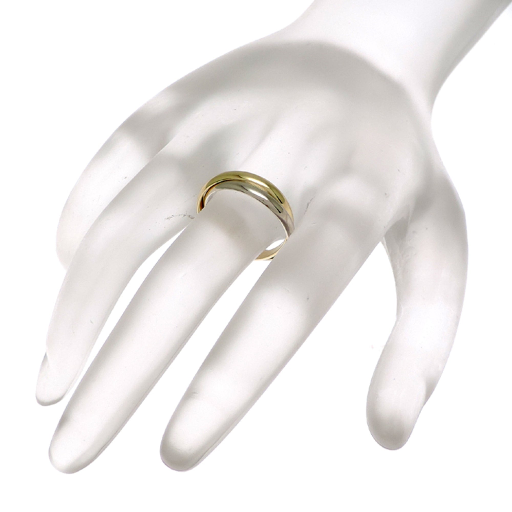 Cartier Yellow Gold (18K) White Gold (18K) Band Ring (Pre-Owned)