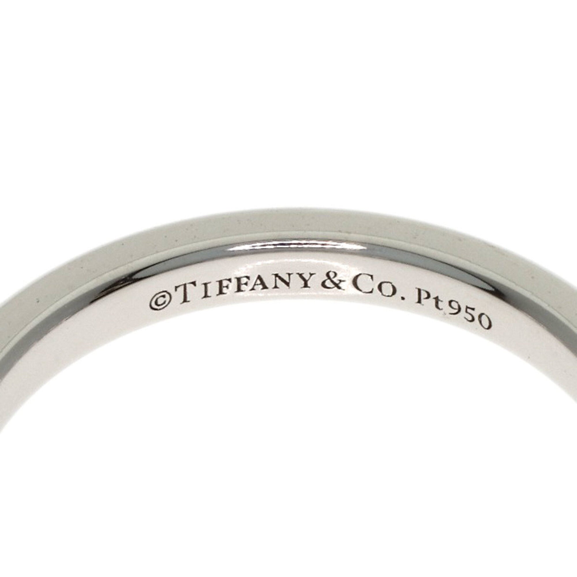 Tiffany Platinum 950 Band Ring (Pre-Owned)