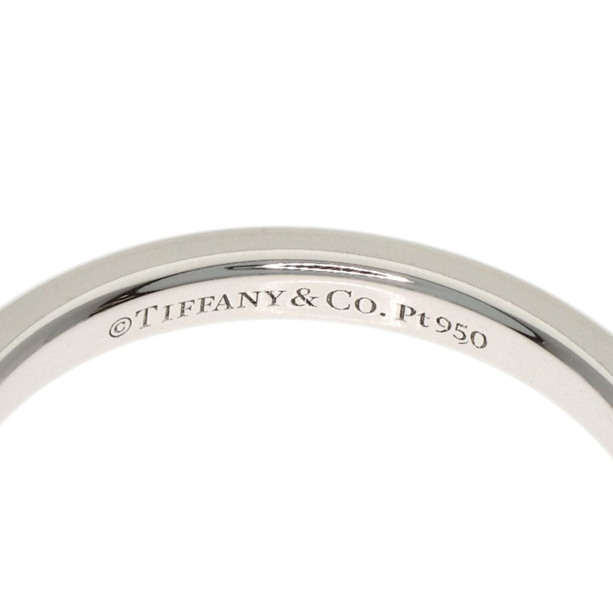 Tiffany Platinum 950 Band Ring (Pre-Owned)