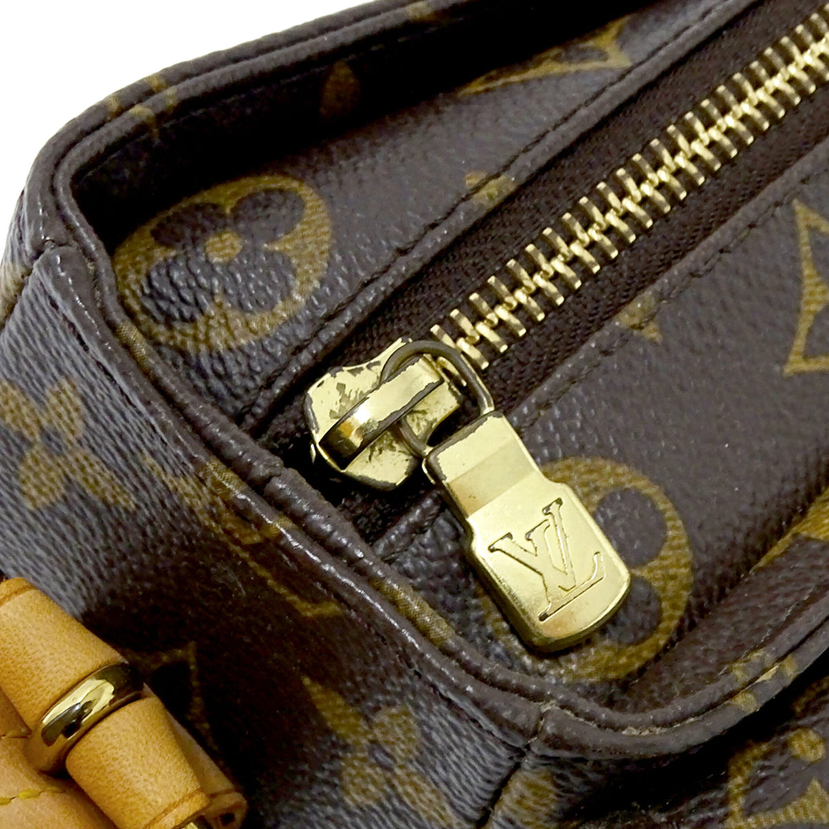 Louis Vuitton Brown Galle Monogram Monogram Handbag Shoulder Bag (Pre-Owned)