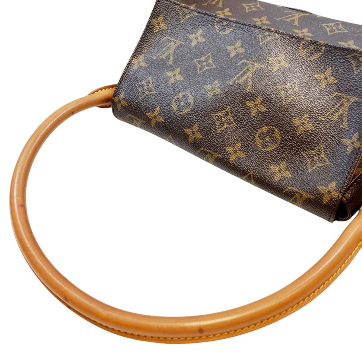 Louis Vuitton Brown Monogram Canvas Shoulder Bag (Pre-Owned)