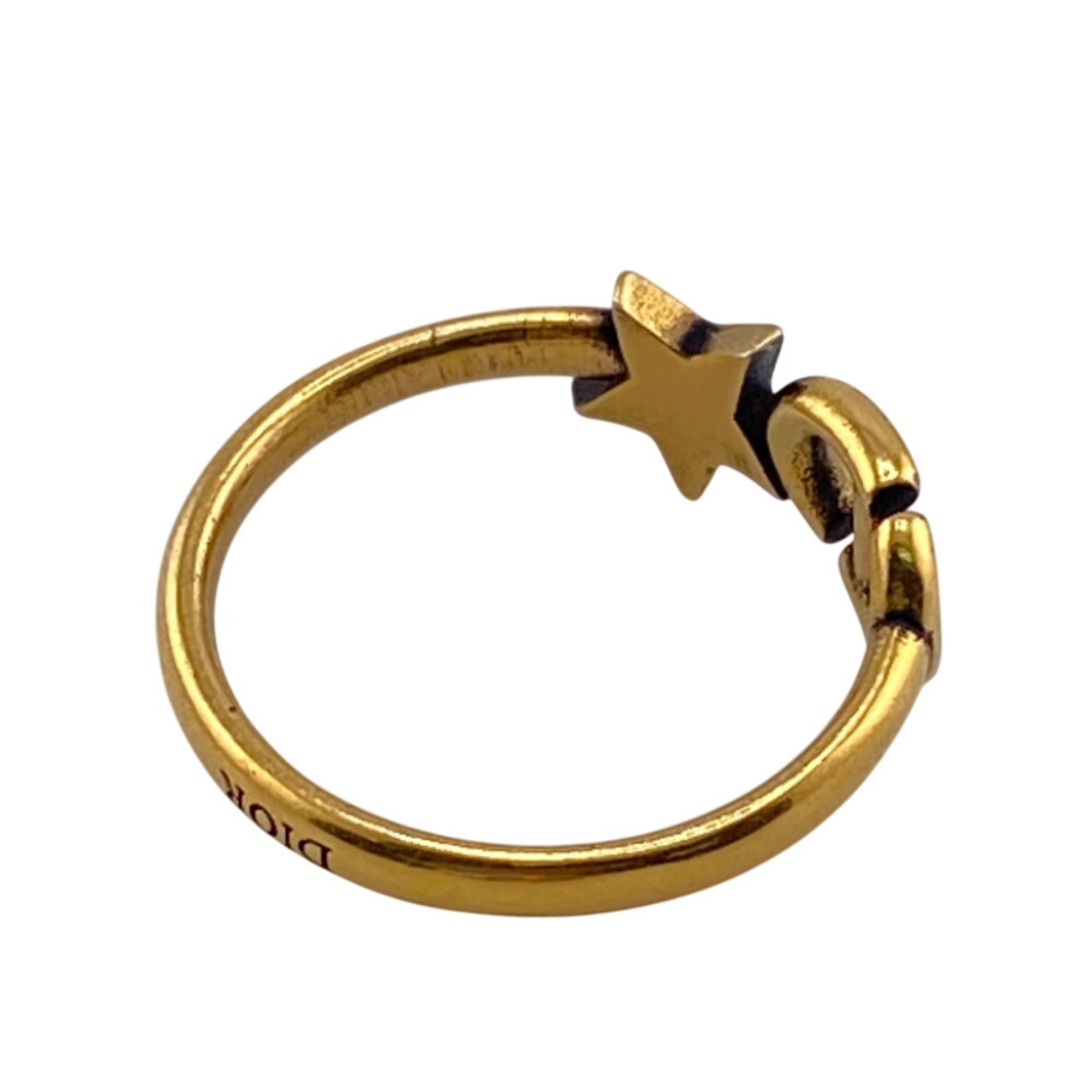 Christian Dior Gold Band Ring (Pre-Owned)