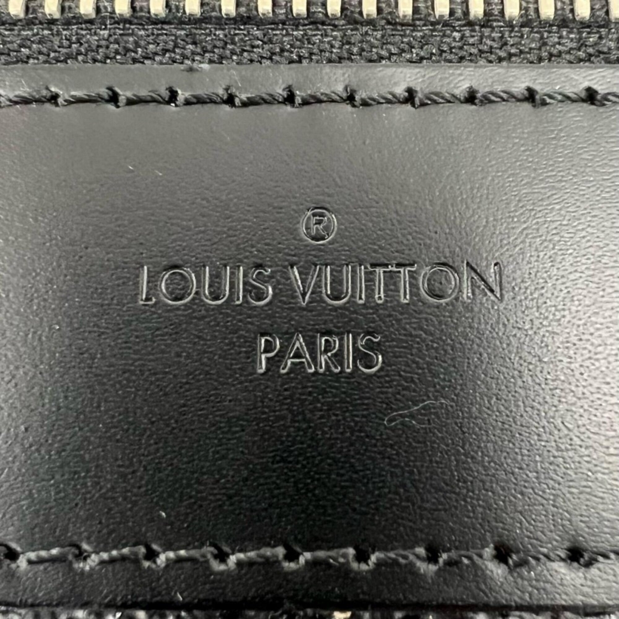 Louis Vuitton Black White Damier Graphite Shoulder Bag (Pre-Owned)
