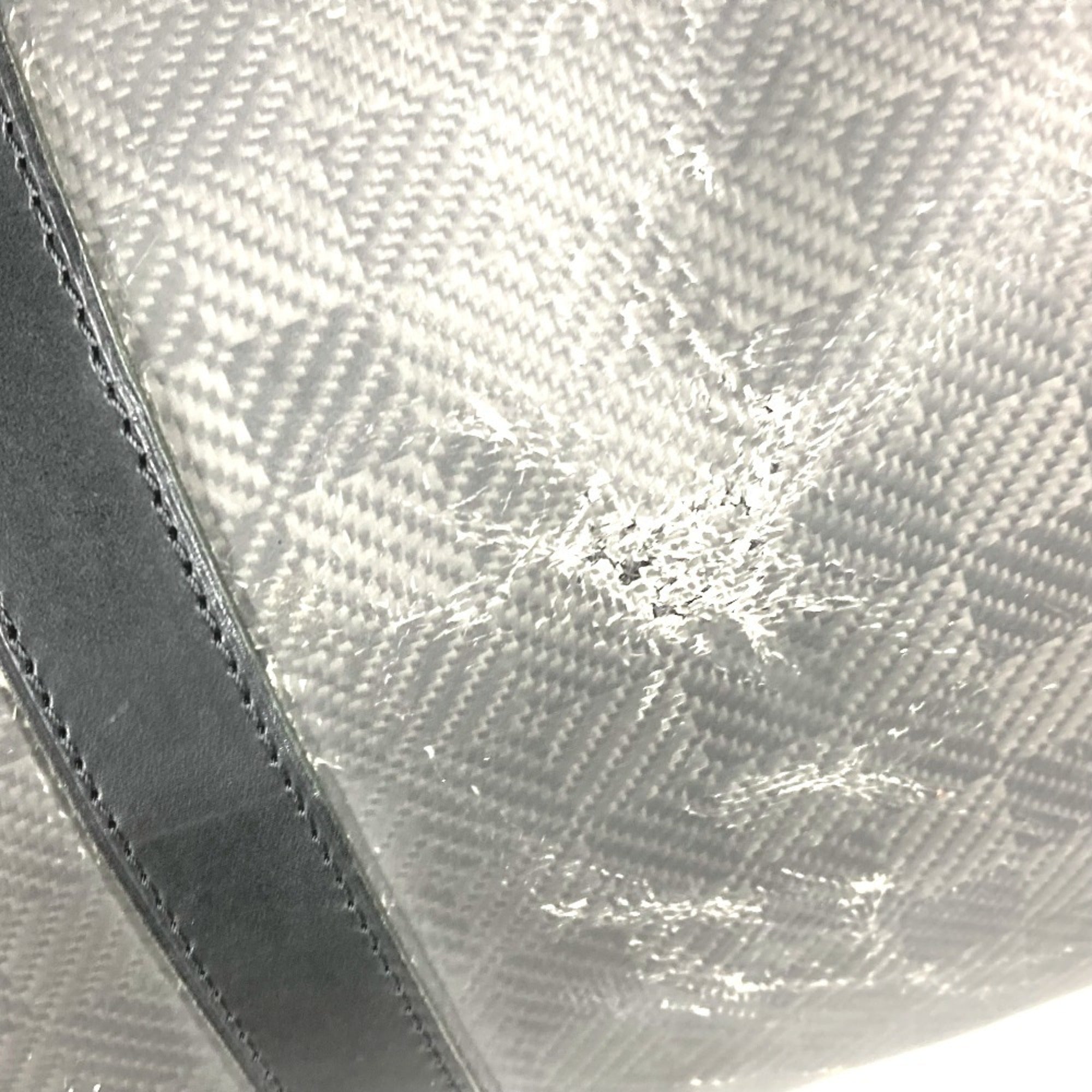 Louis Vuitton Black Noir Canvas Damier Canvas Boston Bag (Pre-Owned)