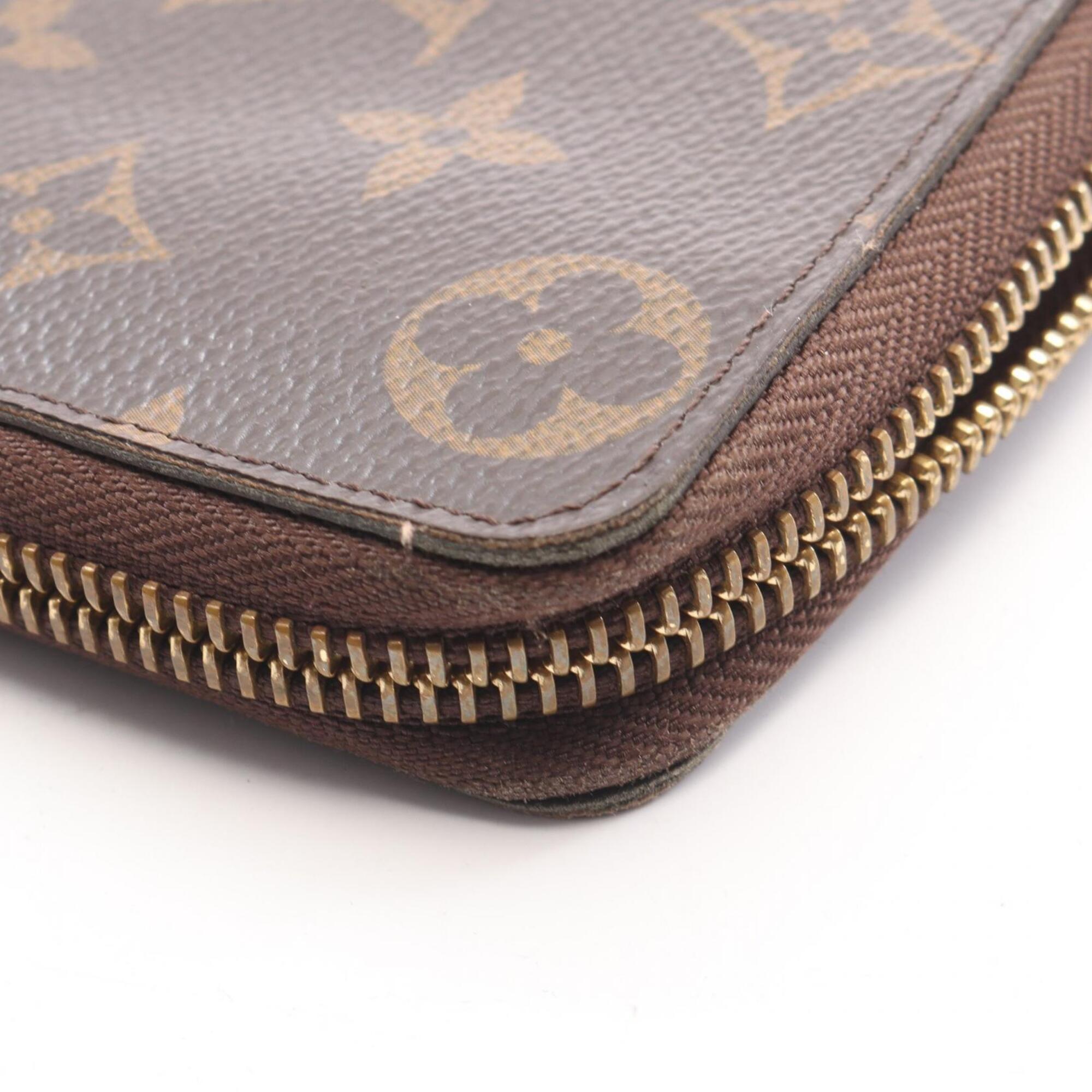 Louis Vuitton Brown Pink Pvc Leather Long Wallet (Bi-Fold) (Pre-Owned)