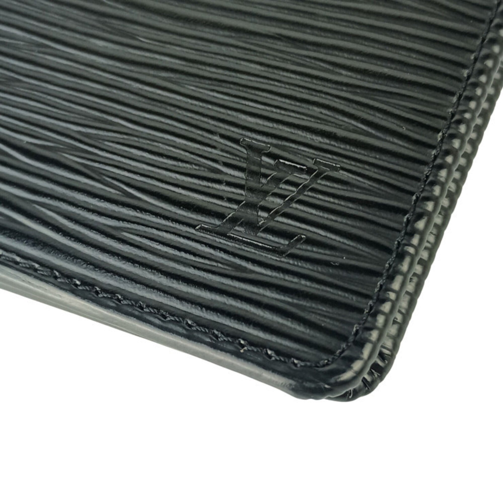 Louis Vuitton Black Epi Leather Wallet (Bi-Fold) (Pre-Owned)