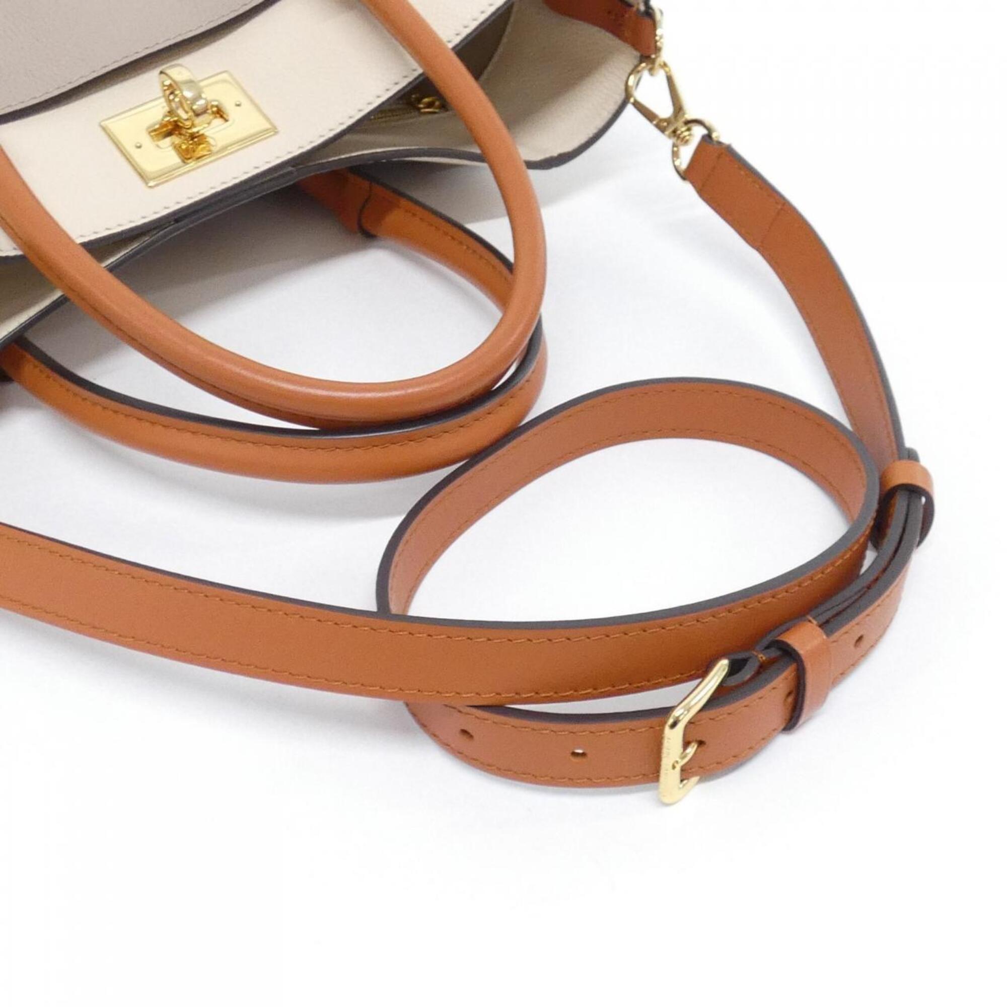 Louis Vuitton Beige Leather Handbag (Pre-Owned)
