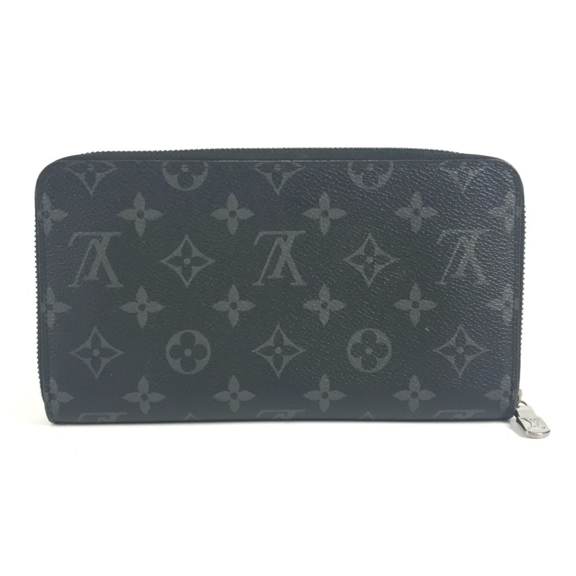 Louis Vuitton Monogram Eclipse Black Monogram Eclipse Long Wallet (Bi-Fold) (Pre-Owned)
