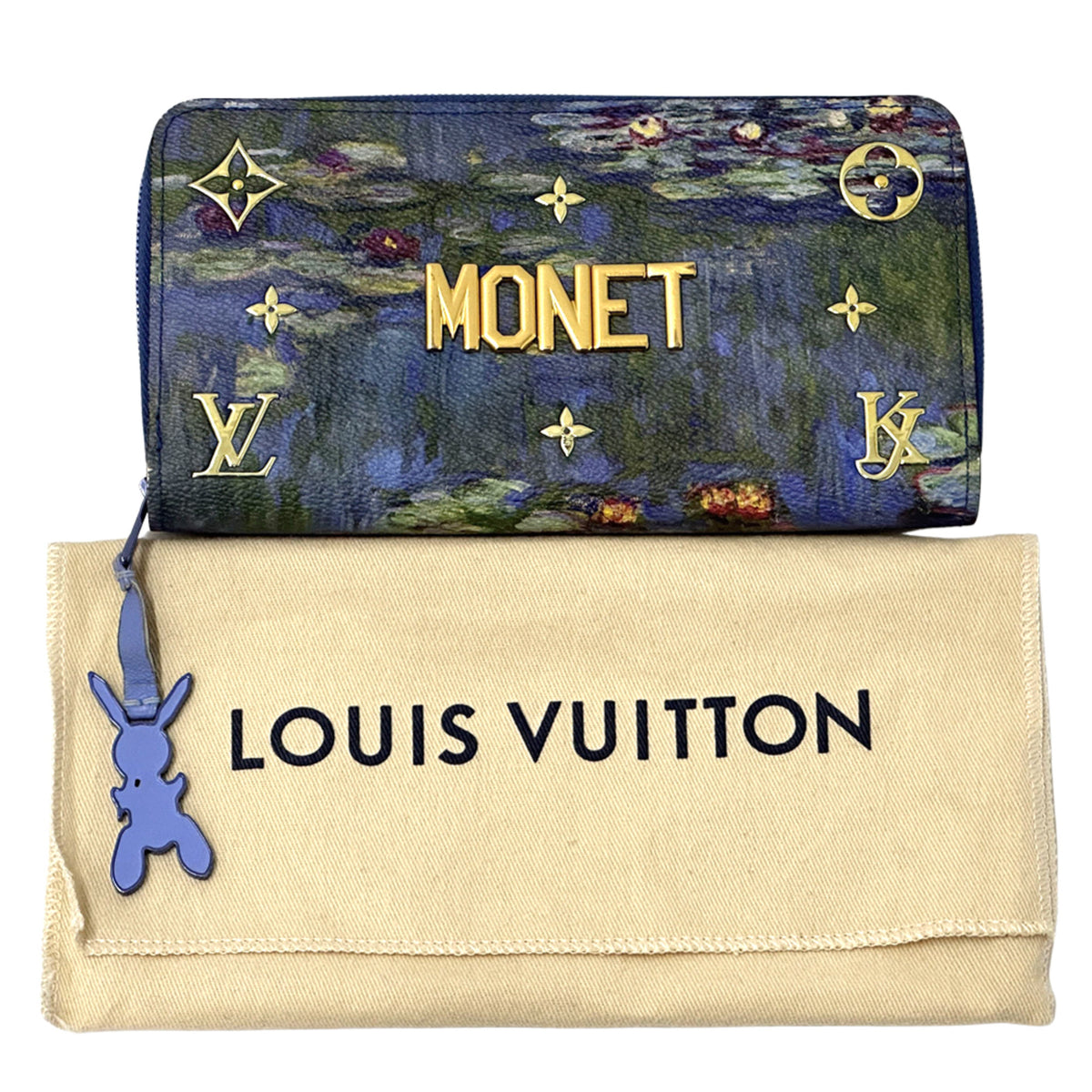 Louis Vuitton Blue Long Wallet (Bi-Fold) (Pre-Owned)