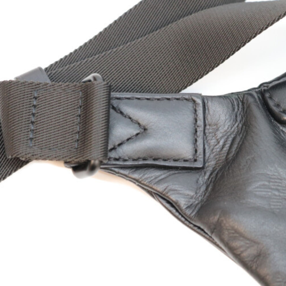 Louis Vuitton Black Monogram Shadow Fanny Pack (Pre-Owned)