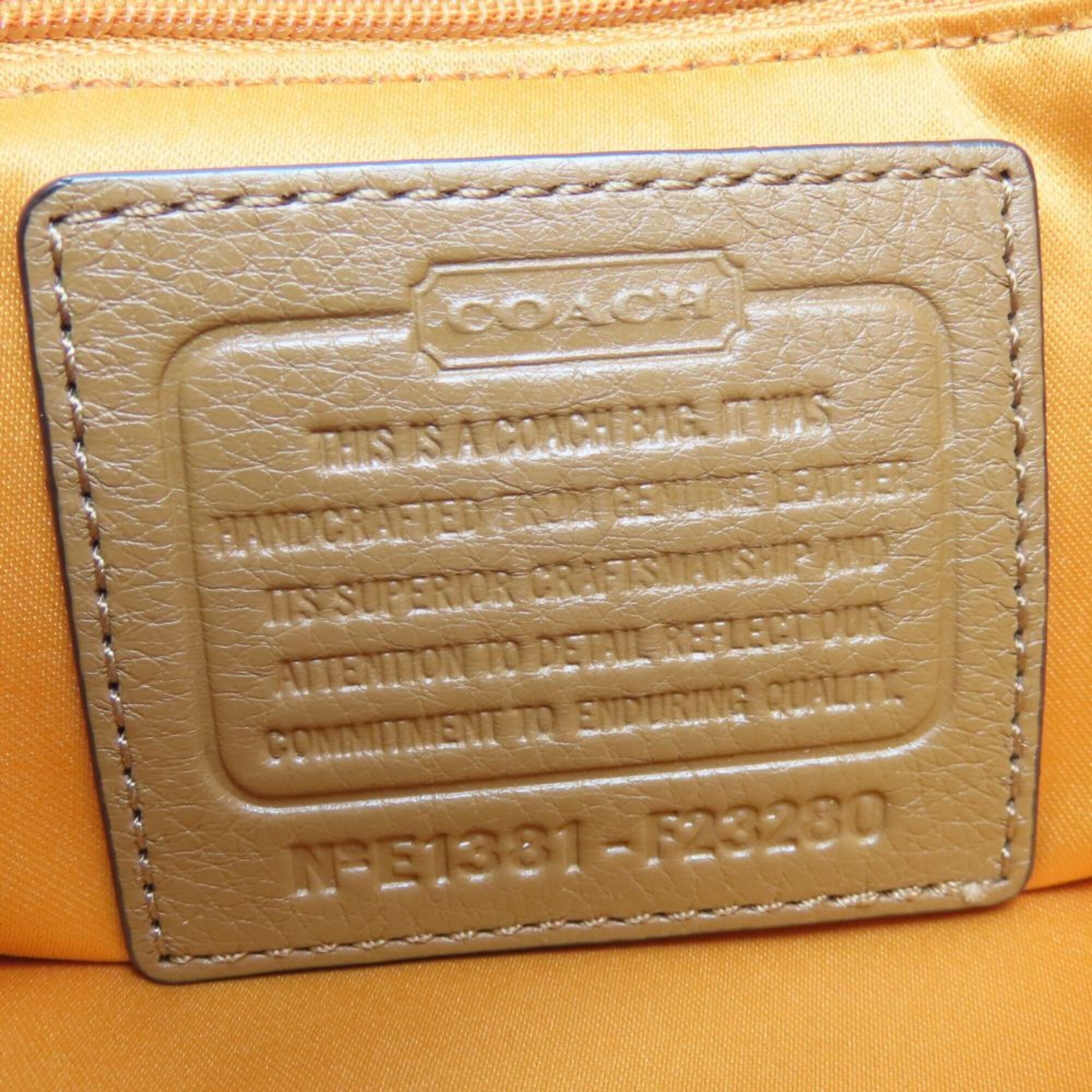 Coach Brown Leather Tote Bag (Pre-Owned)
