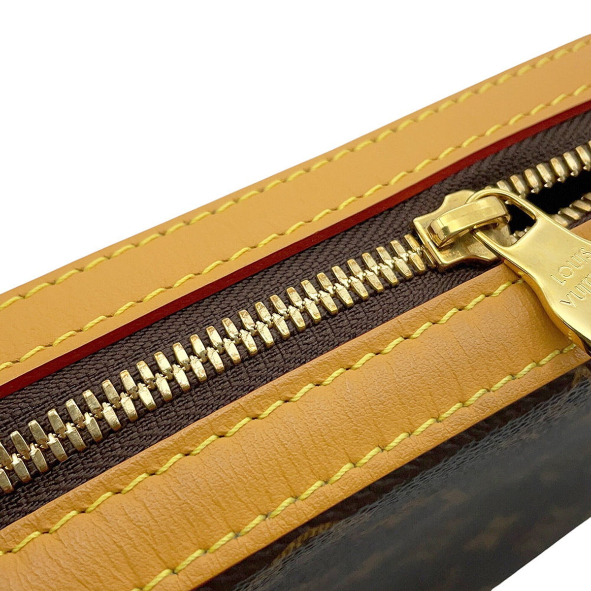 Louis Vuitton Brown Monogram Monogram Handbag Pouch Shoulder Bag (Pre-Owned)