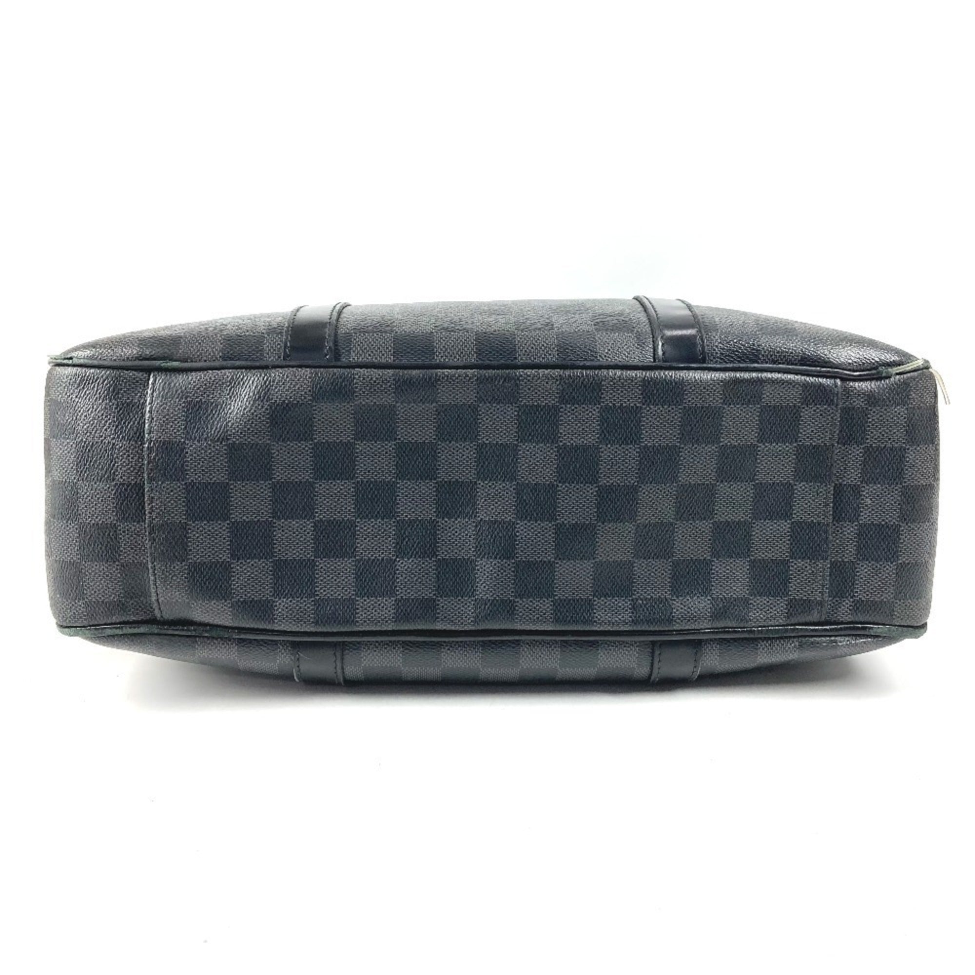 Louis Vuitton Black Damier Graphite Canvas Shoulder Bag Tote Bag (Pre-Owned)