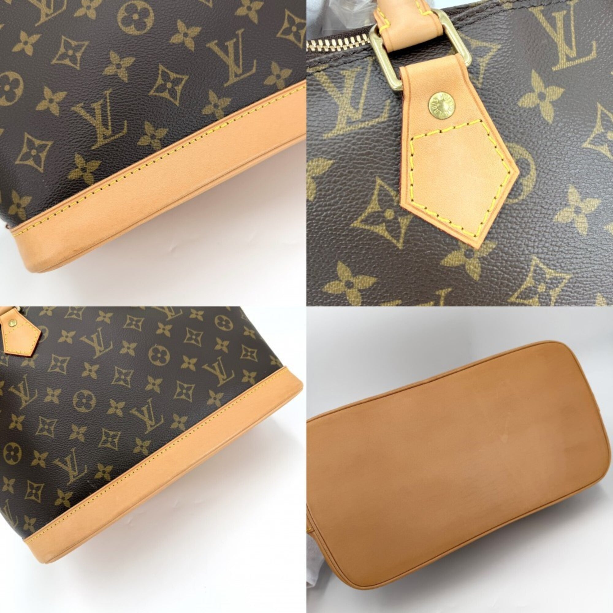 Louis Vuitton Brown Monogram Canvas Handbag (Pre-Owned)
