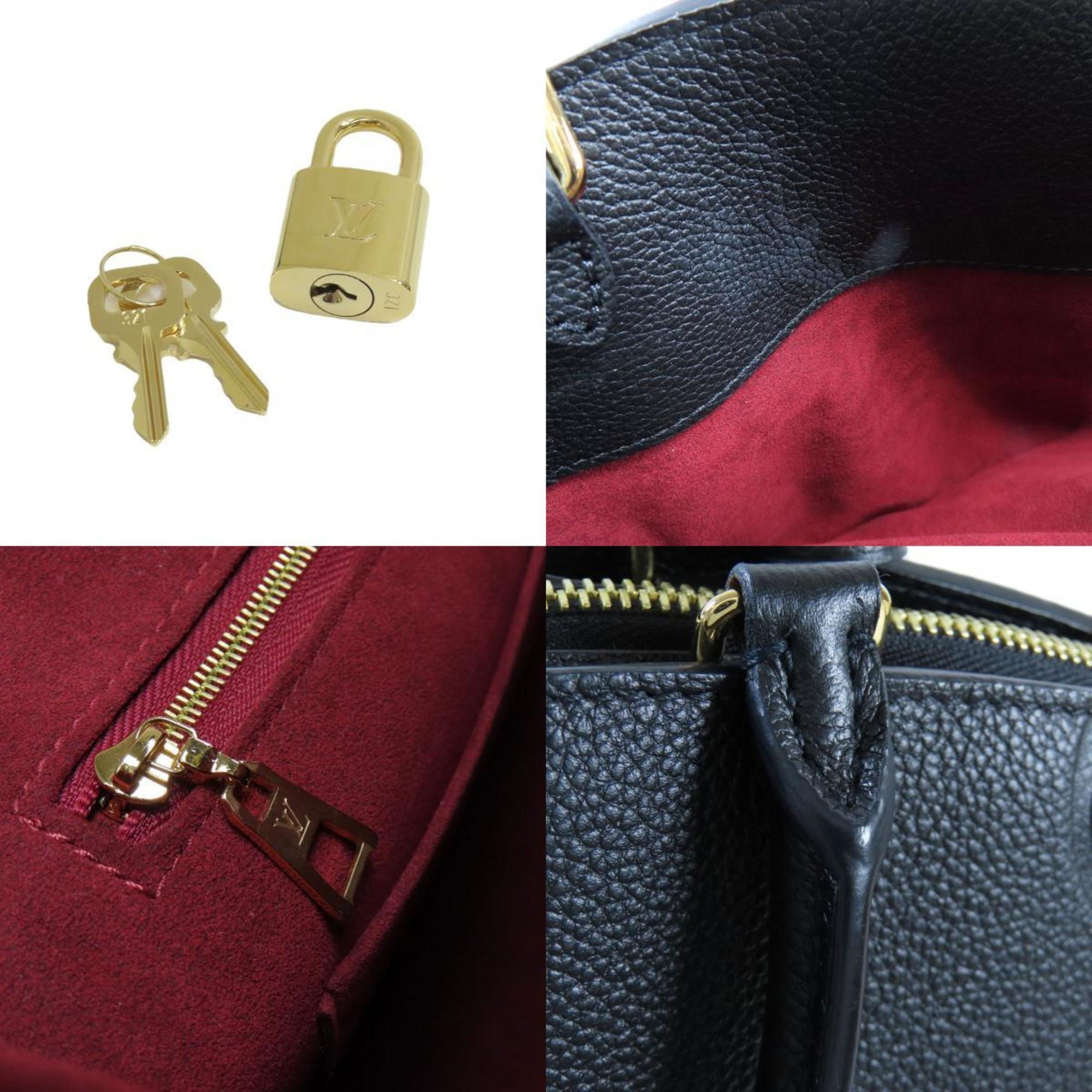 Louis Vuitton Black Monogram Empreinte Handbag (Pre-Owned)