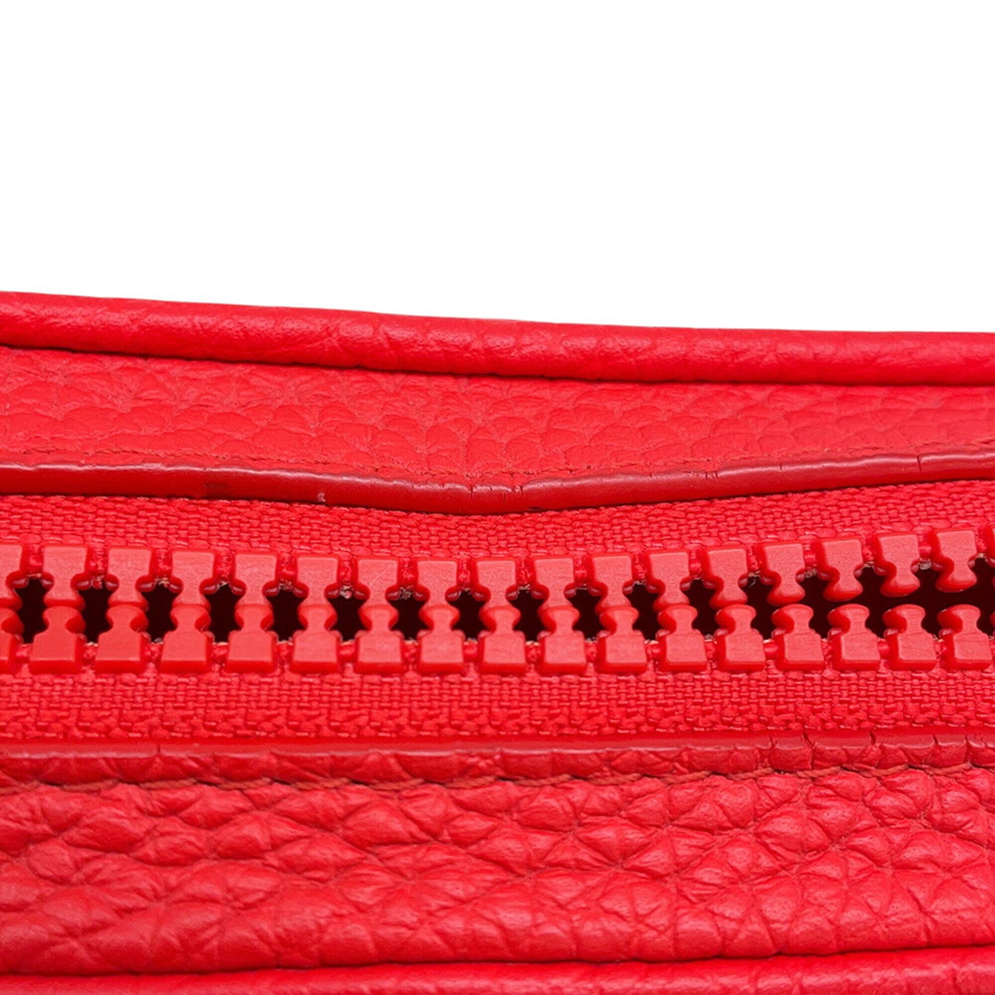 Louis Vuitton Monogram Red Color Monogram Handbag Pochette (Pre-Owned)