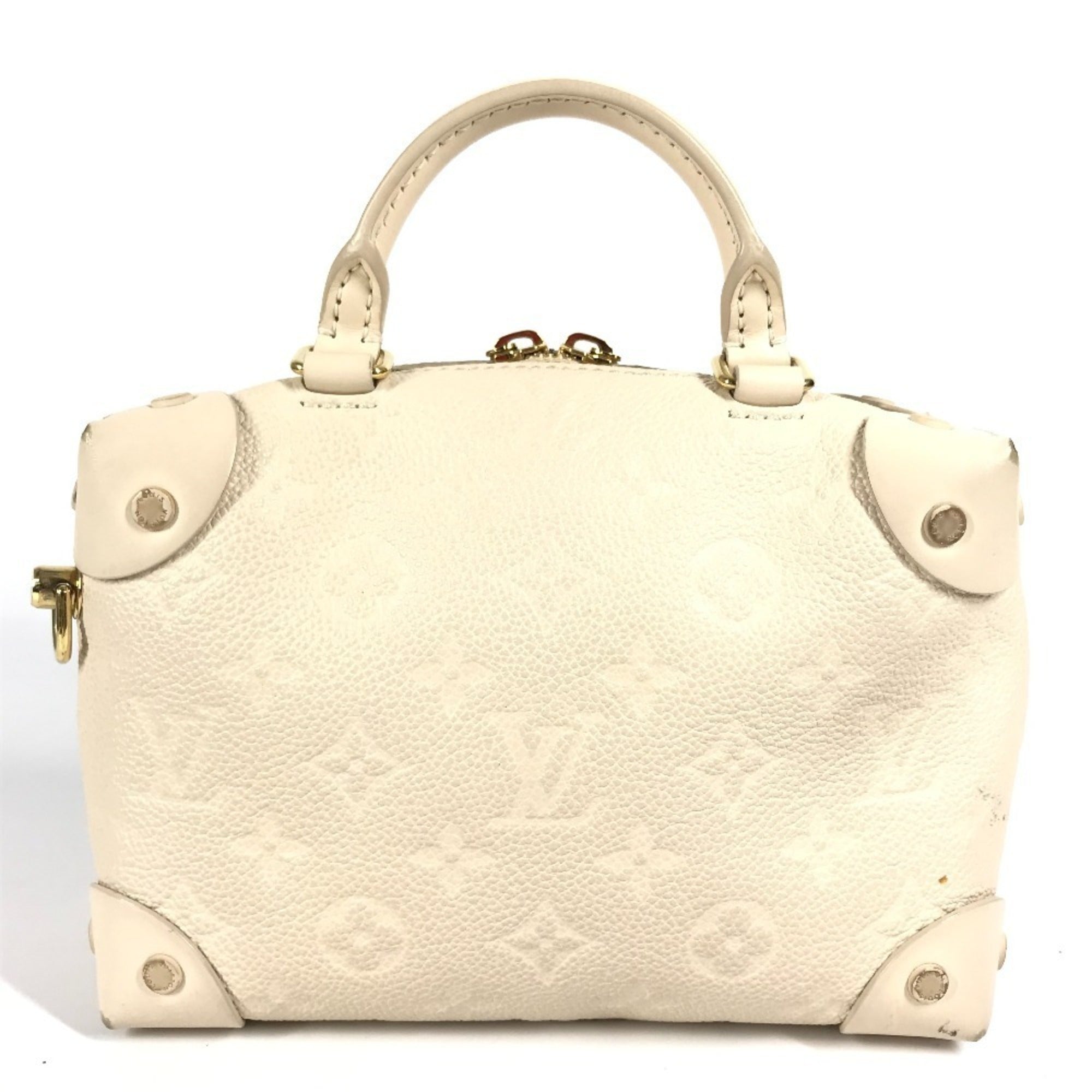 Louis Vuitton White Monogram Empreinte Handbag (Pre-Owned)