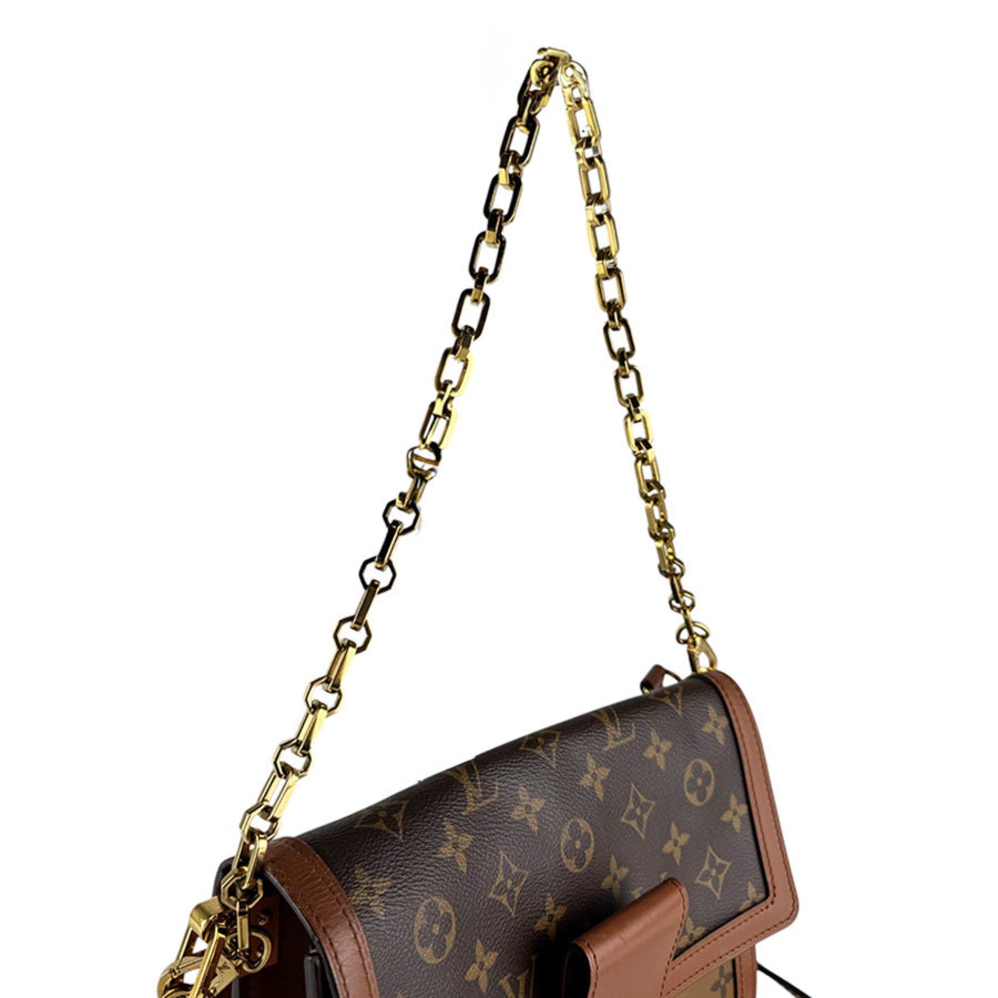 Louis Vuitton Brown Monogram Reverse Monogram Reverse Shoulder Bag (Pre-Owned)