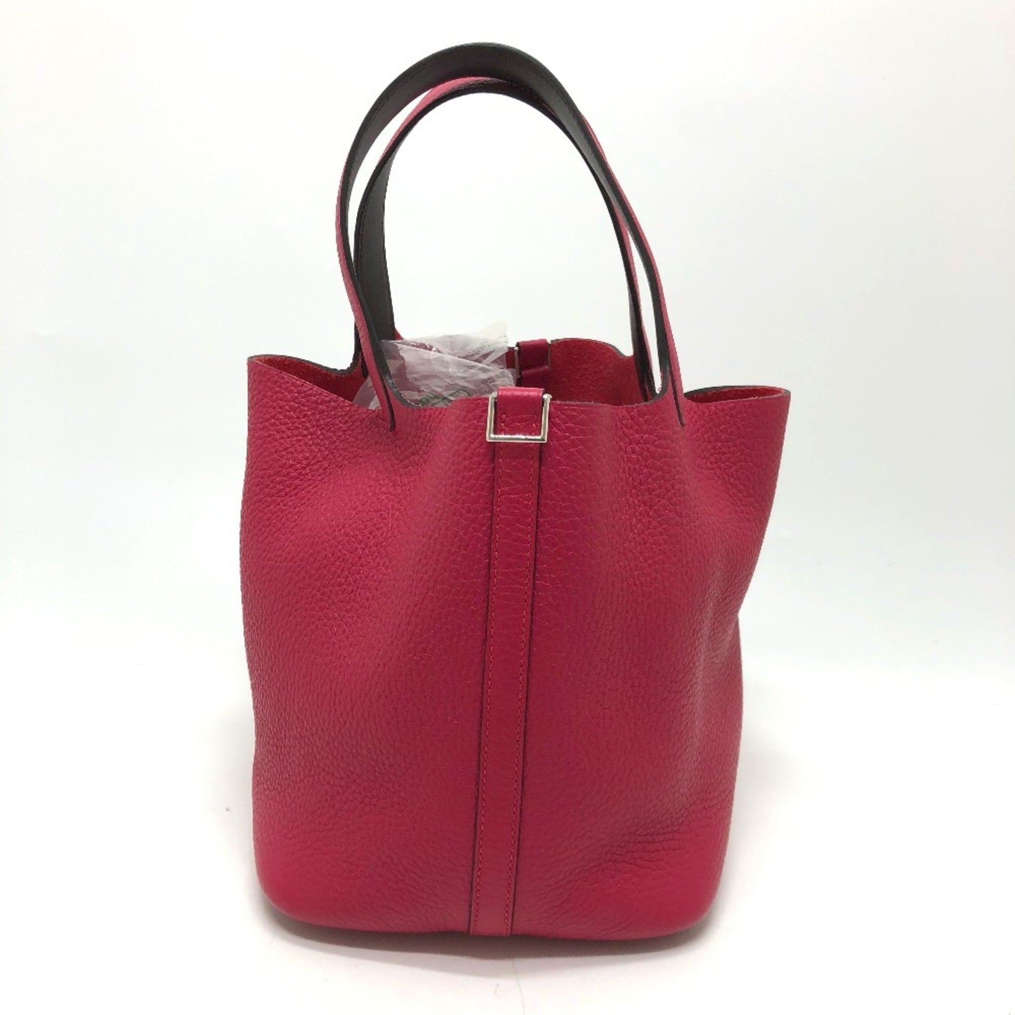 Hermes Pink Togo Leather Handbag Tote Bag (Pre-Owned)