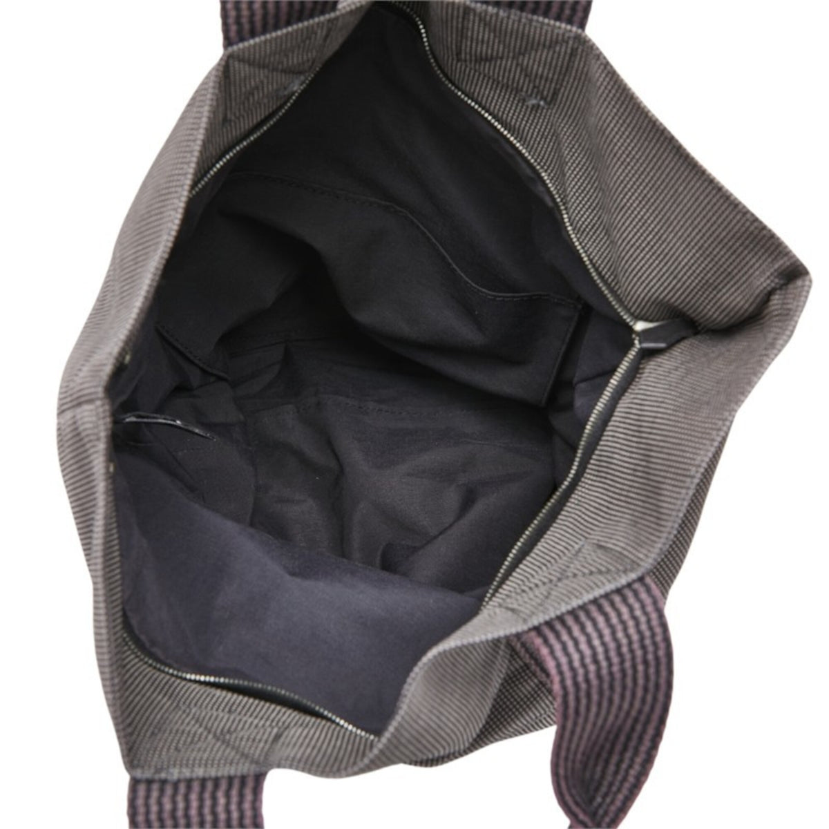 Hermes Her Line Gray Canvas Tote Bag (Pre-Owned)