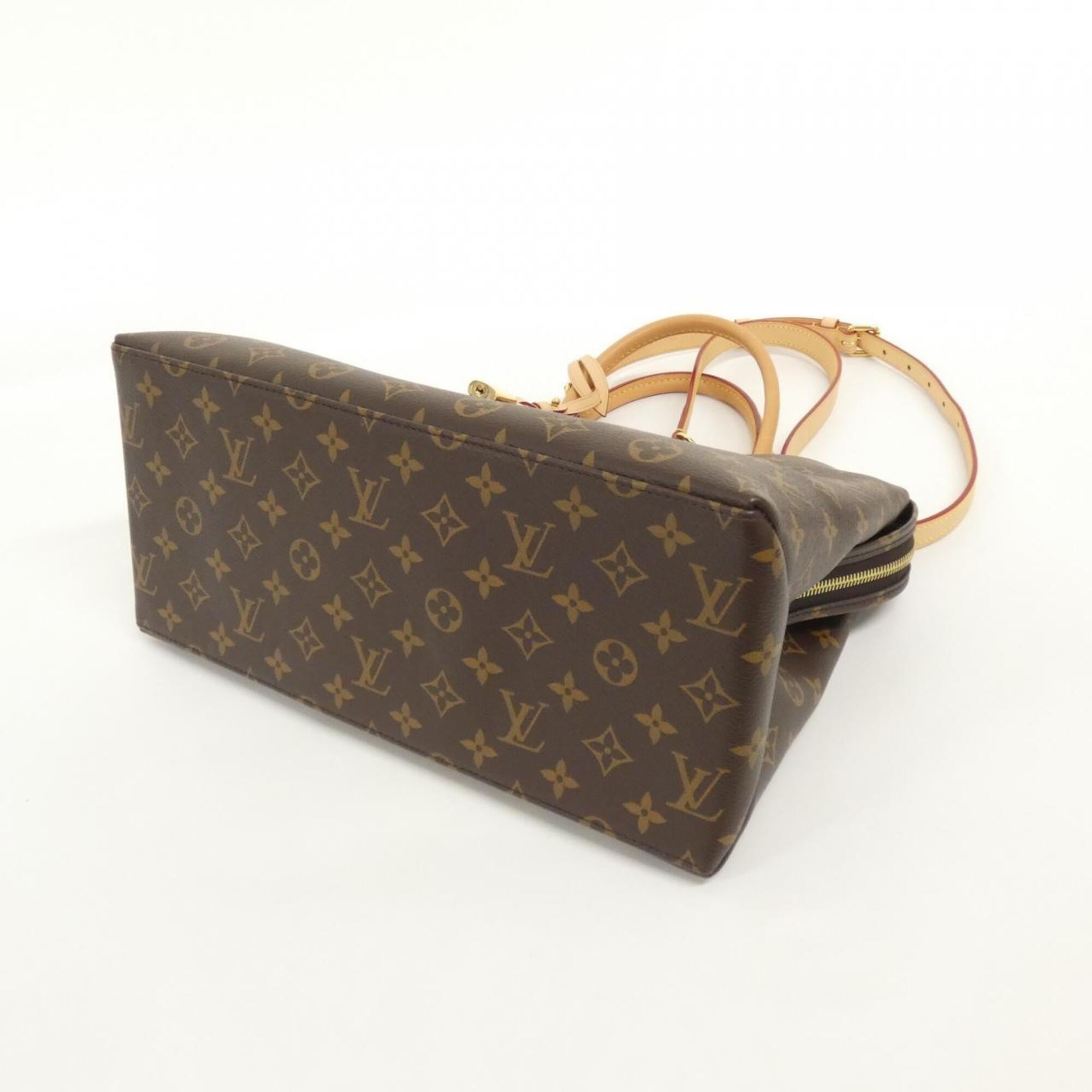Louis Vuitton Marron Coated Canvas Handbag (Pre-Owned)