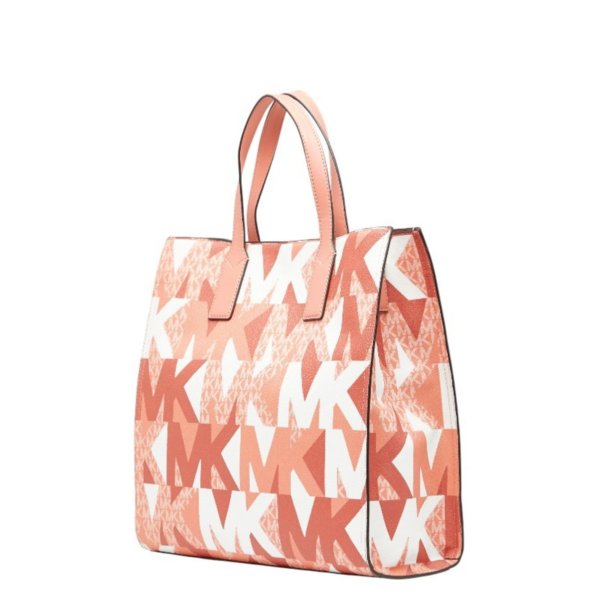 Michael Kors Pink Pvc Leather Shoulder Bag Tote Bag (Pre-Owned)