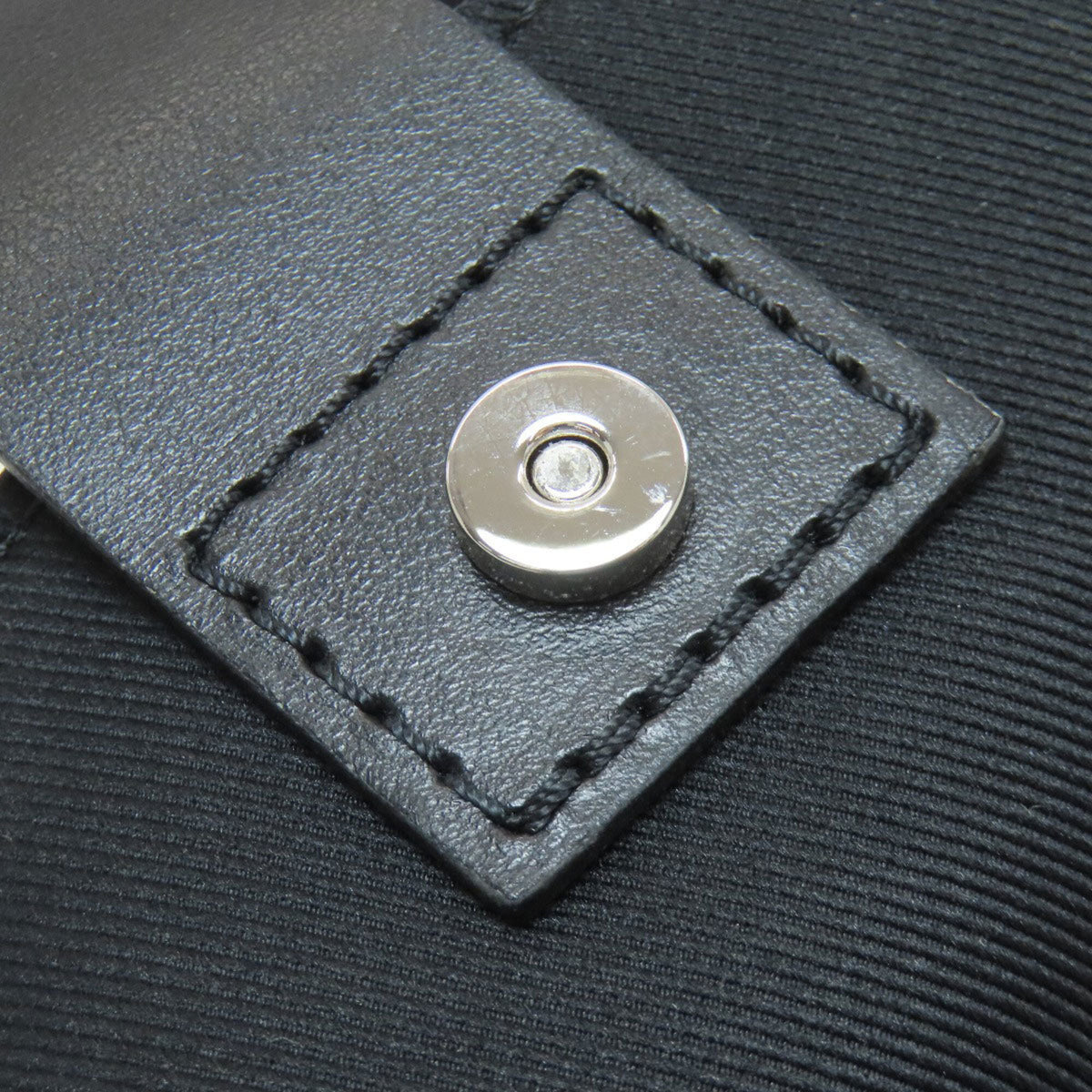 Louis Vuitton Noir Monogram Shadow Shoulder Bag (Pre-Owned)