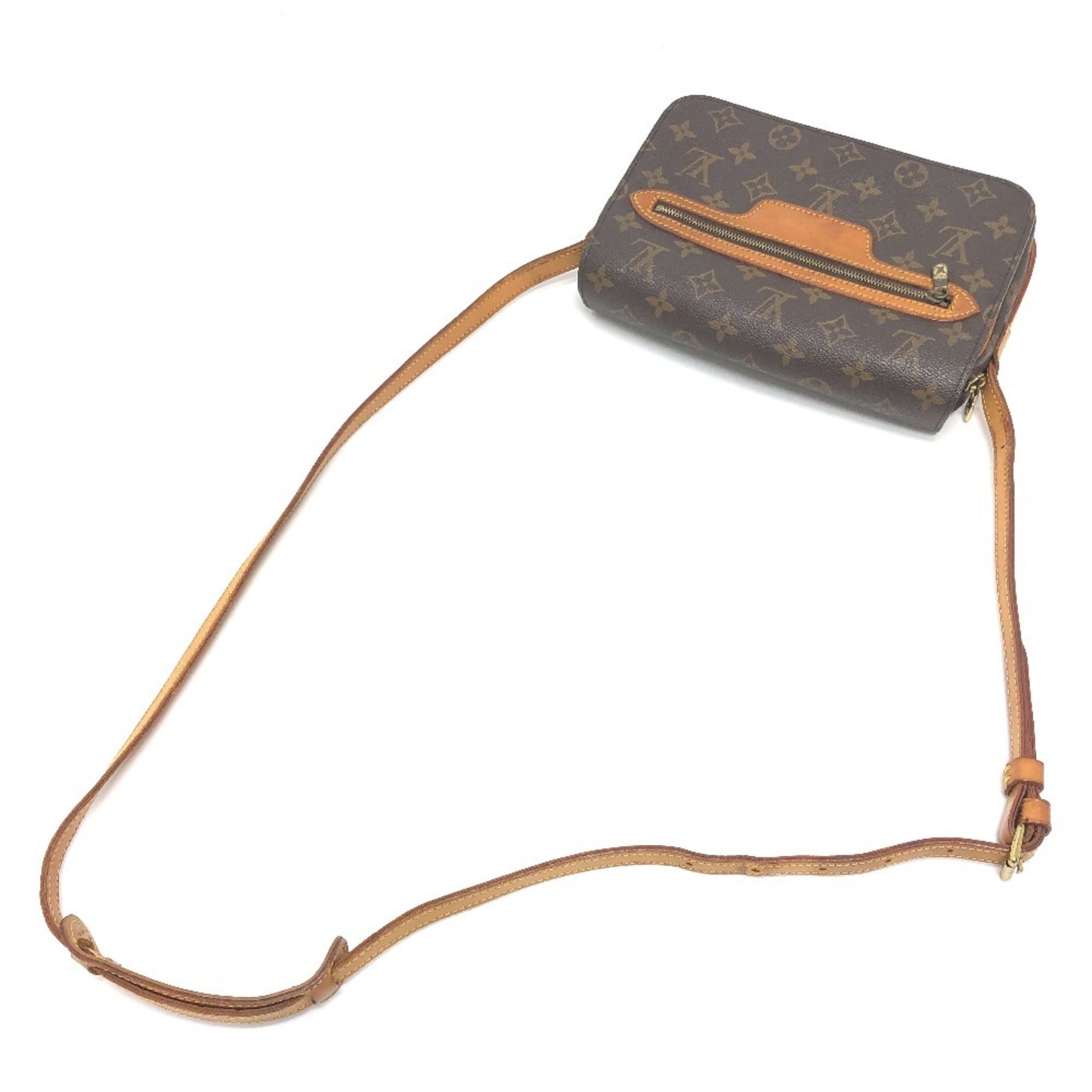 Louis Vuitton Brown Monogram Canvas Pochette Shoulder Bag (Pre-Owned)