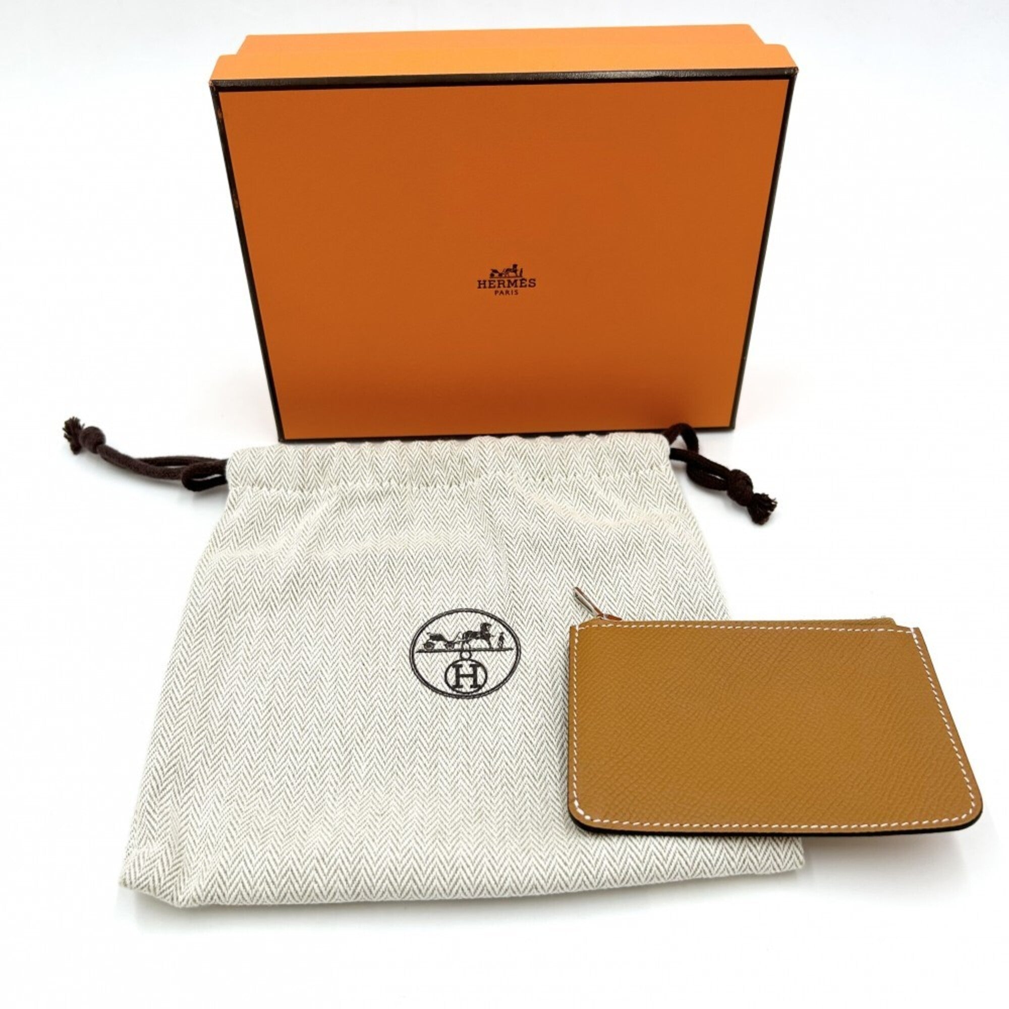 Hermes Brown Epsom Leather Wallet (Bi-Fold) (Pre-Owned)