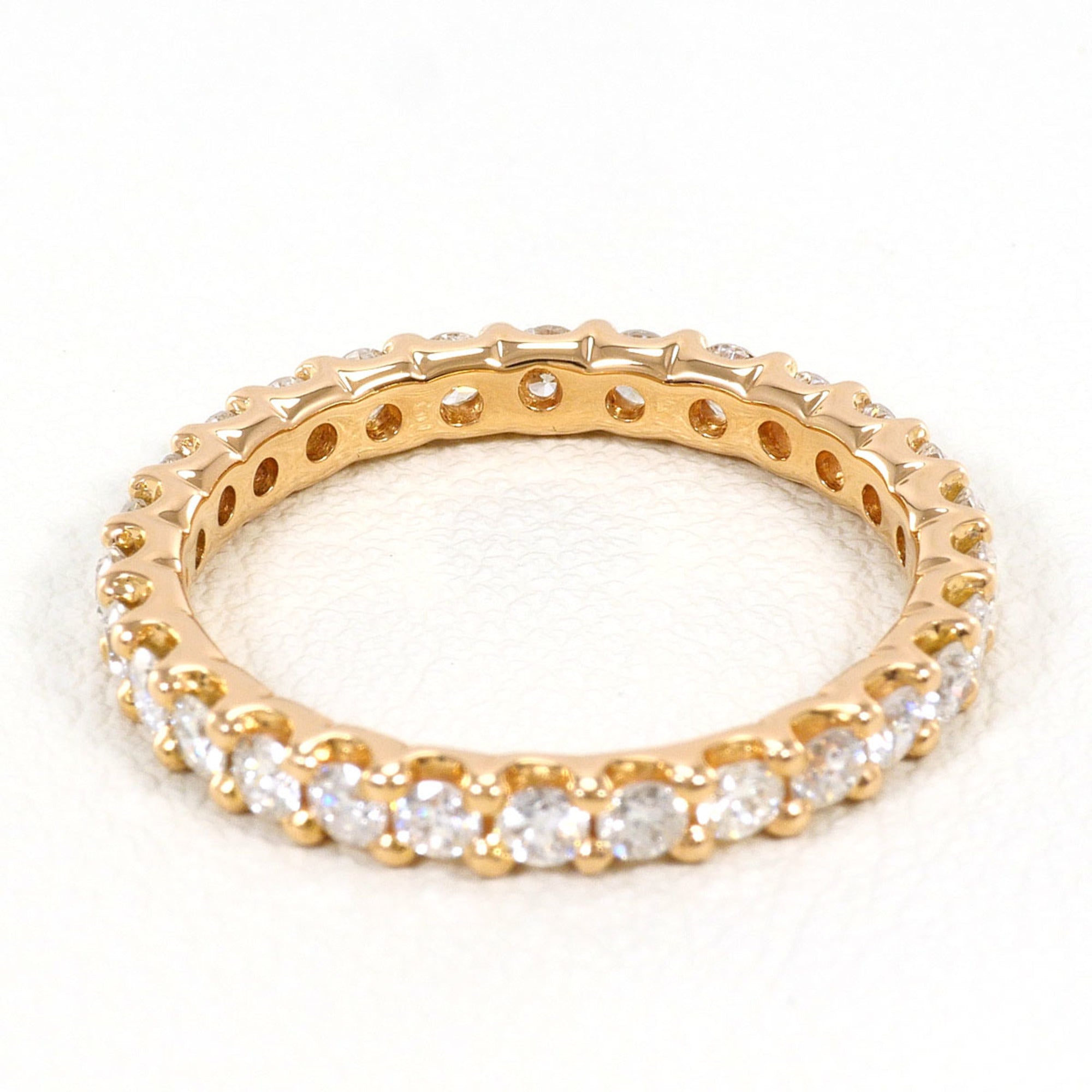 Unbranded Pink Gold Pink Gold (18K) Band Ring (Pre-Owned)