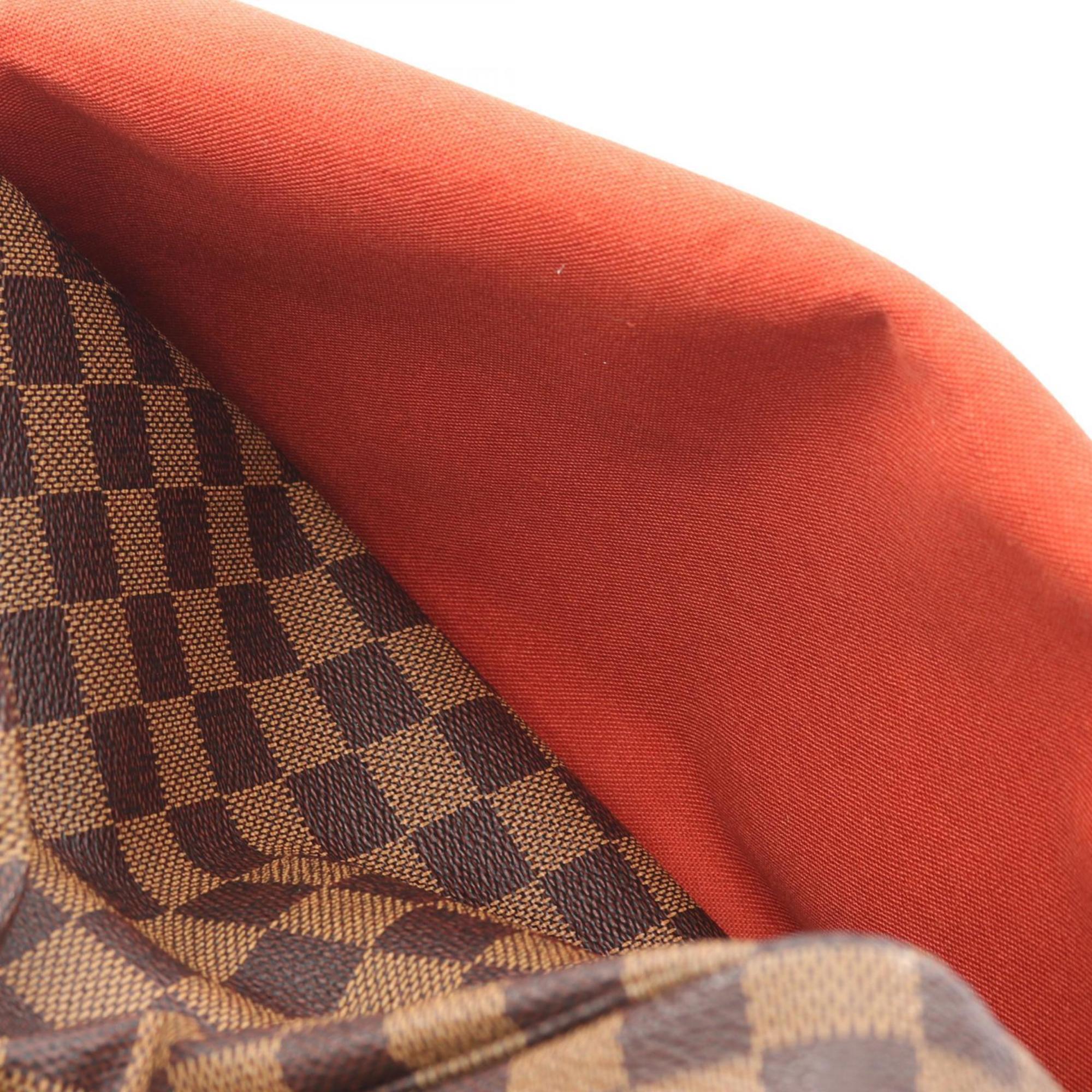 Louis Vuitton Brown Coated Canvas Damier Canvas Pvc Leather Handbag Shoulder Bag (Pre-Owned)