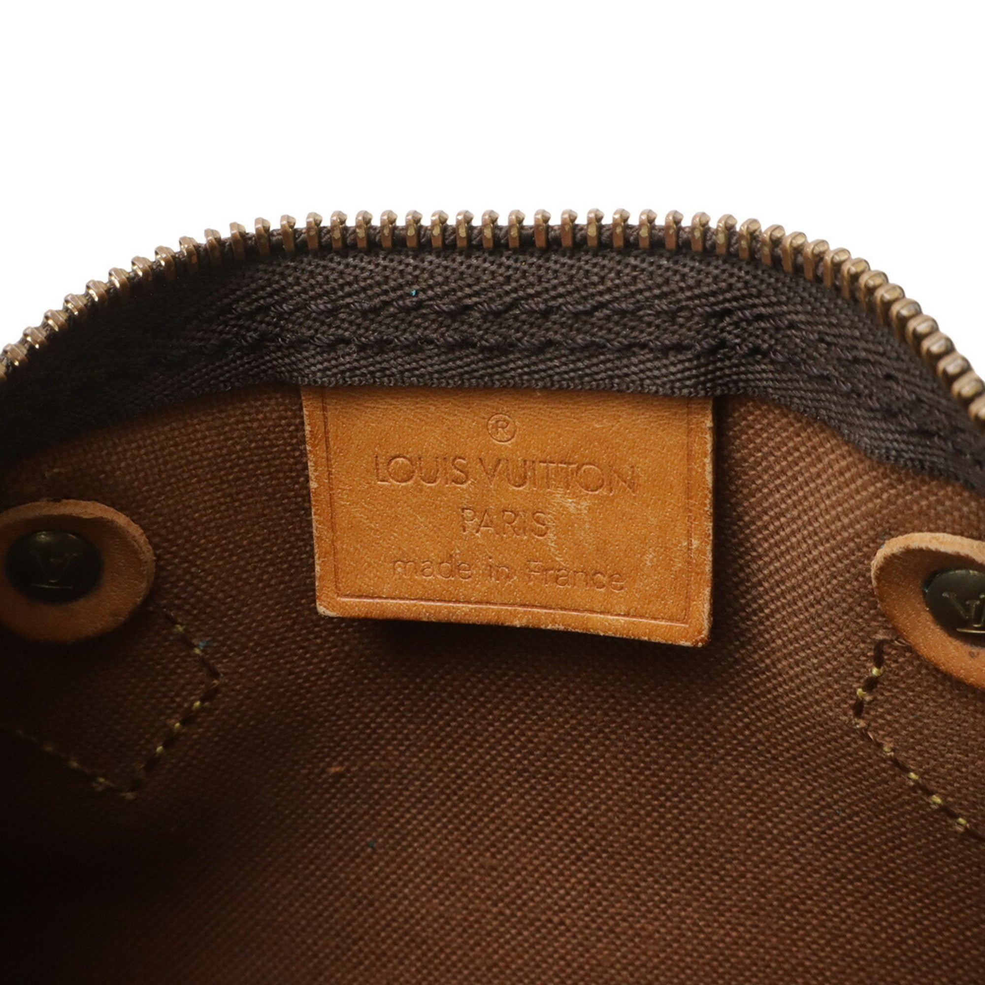 Louis Vuitton Brown Monogram Canvas Pvc Coated Canvas Handbag Pouch (Pre-Owned)