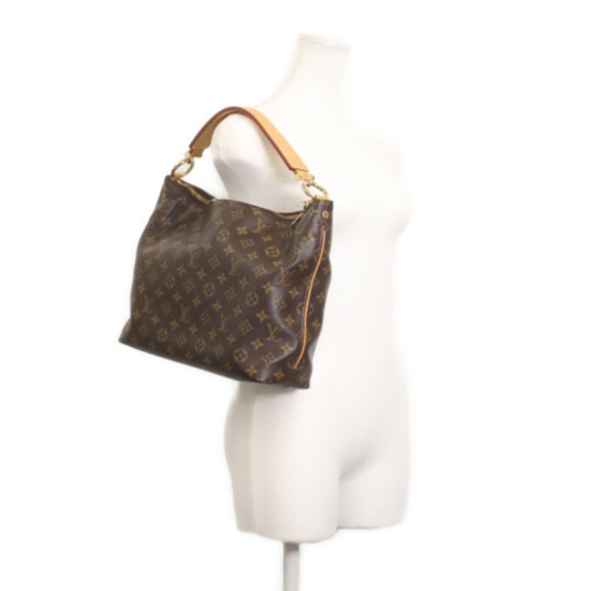 Louis Vuitton Brown Monogram Shoulder Bag (Pre-Owned)