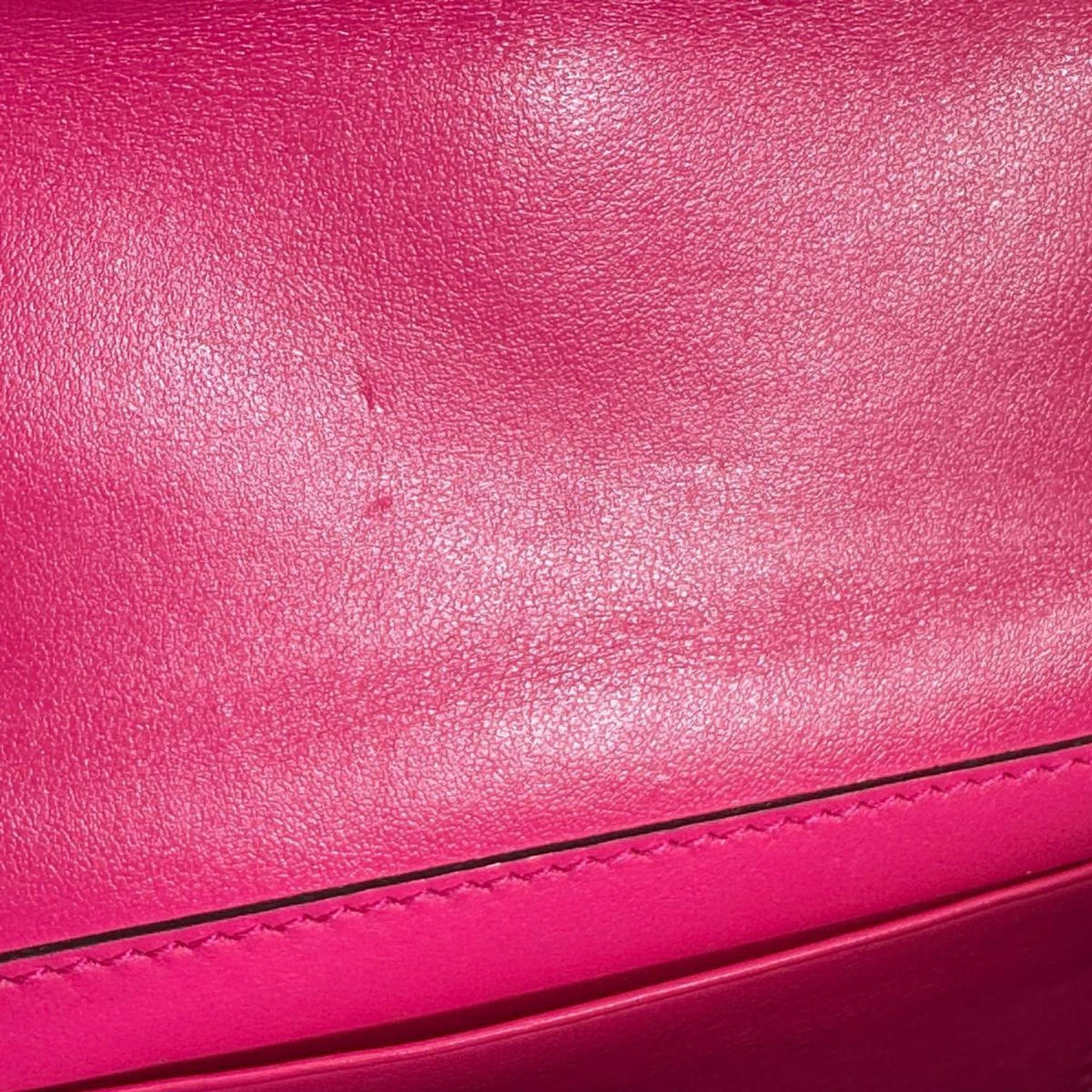 Gucci Pink Nylon Leather Handbag (Pre-Owned)