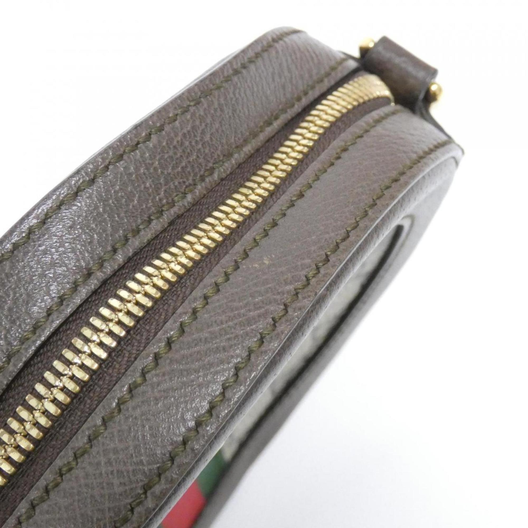 Gucci Beige Brown Gg Supreme Shoulder Bag (Pre-Owned)