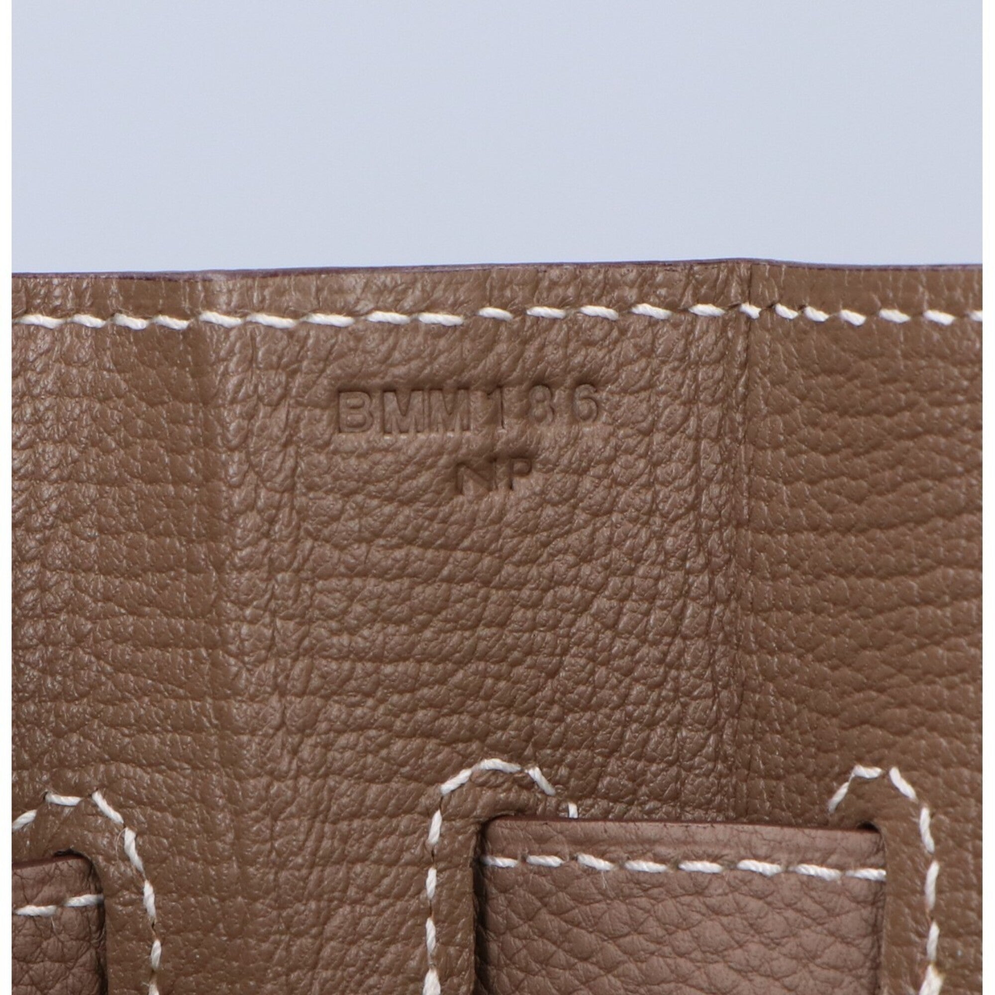 Hermes Etoupe Gray Togo Leather Shoulder Bag (Pre-Owned)