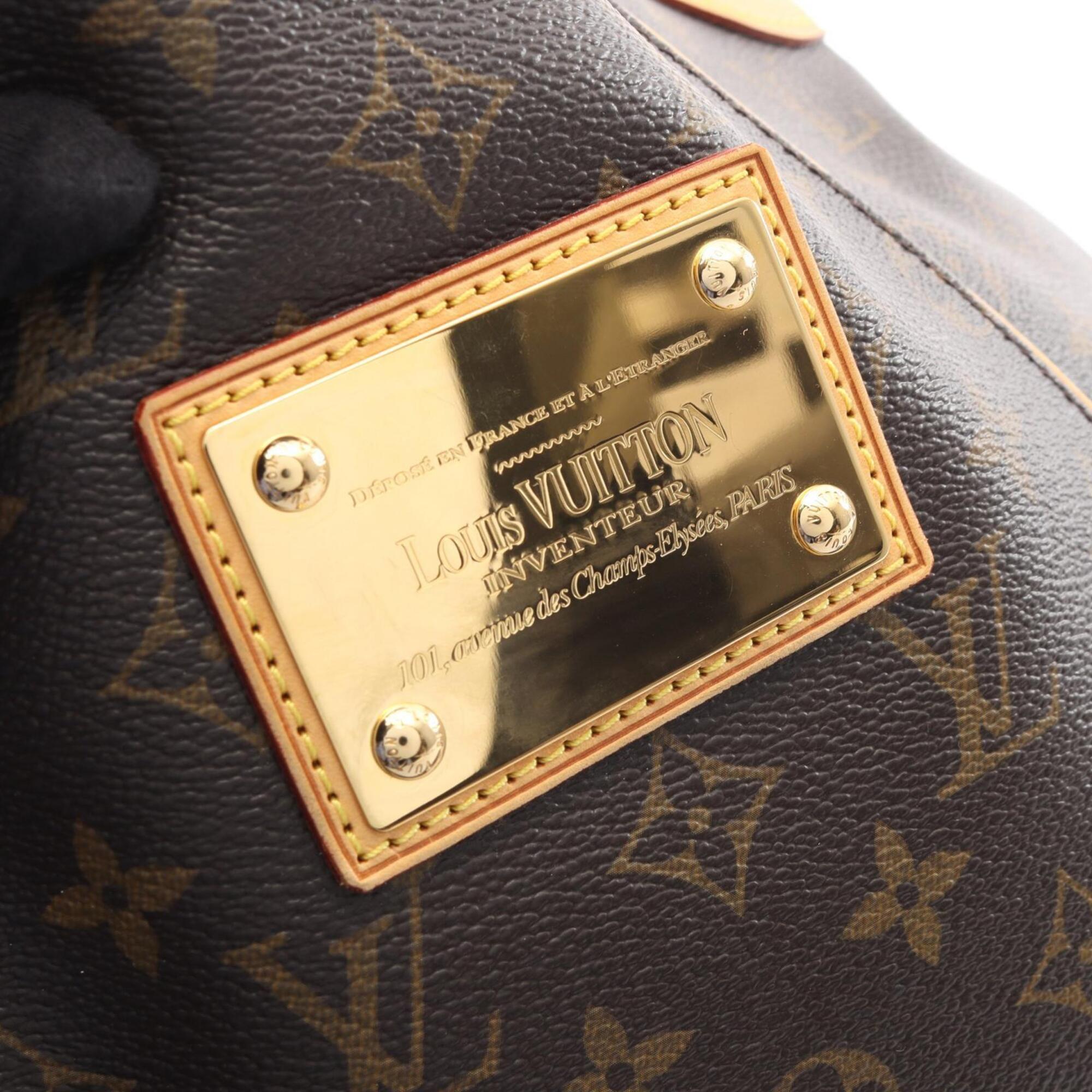 Louis Vuitton Brown Coated Canvas Pvc Monogram Leather Handbag Shoulder Bag (Pre-Owned)
