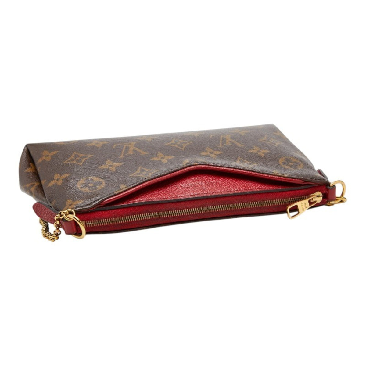 Louis Vuitton Monogram Brown Cerise Monogram Red Color Monogram Handbag Shoulder Bag (Pre-Owned)