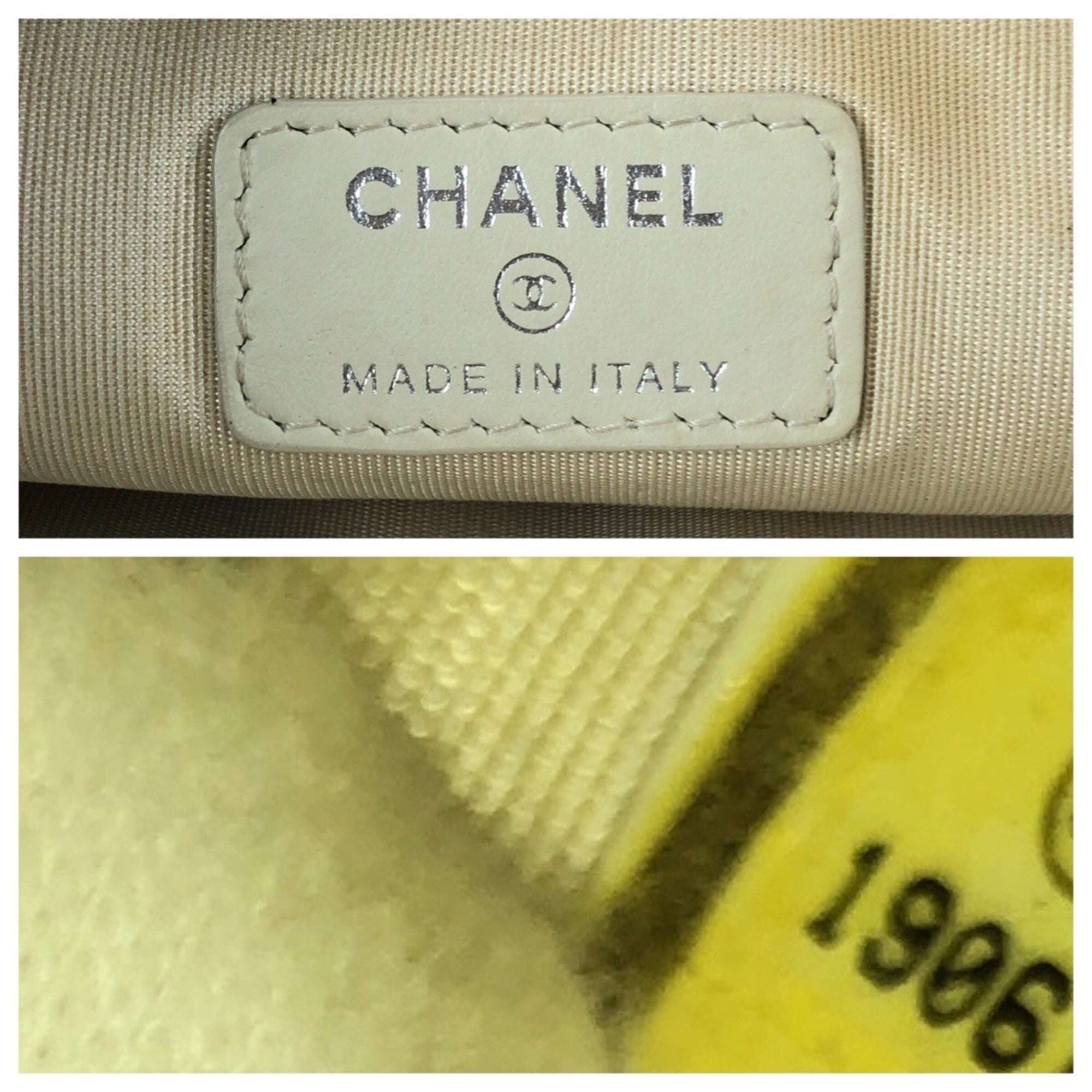 Chanel Pink Canvas Handbag Pouch (Pre-Owned)