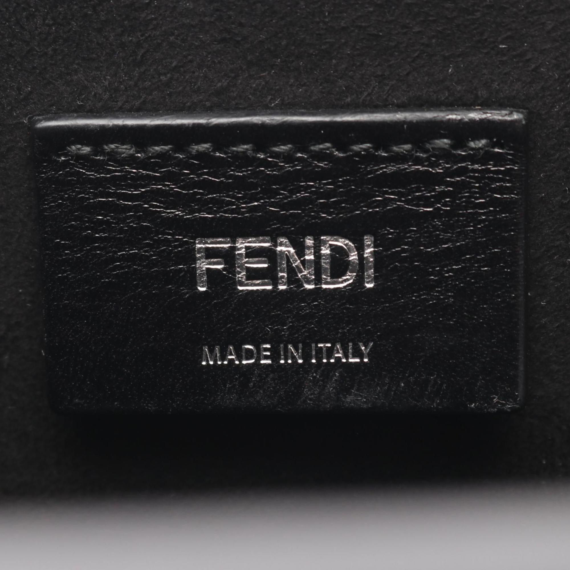 Fendi Black Leather Shoulder Bag (Pre-Owned)