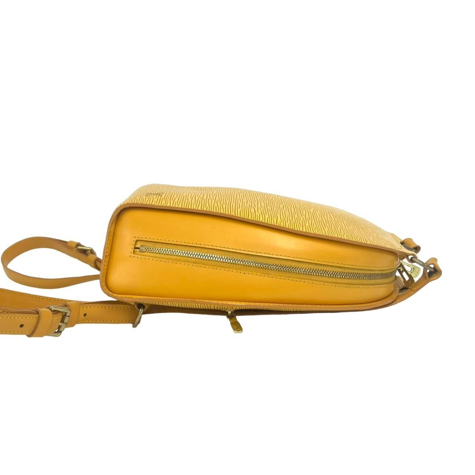 Louis Vuitton Yellow Leather Backpack (Pre-Owned)