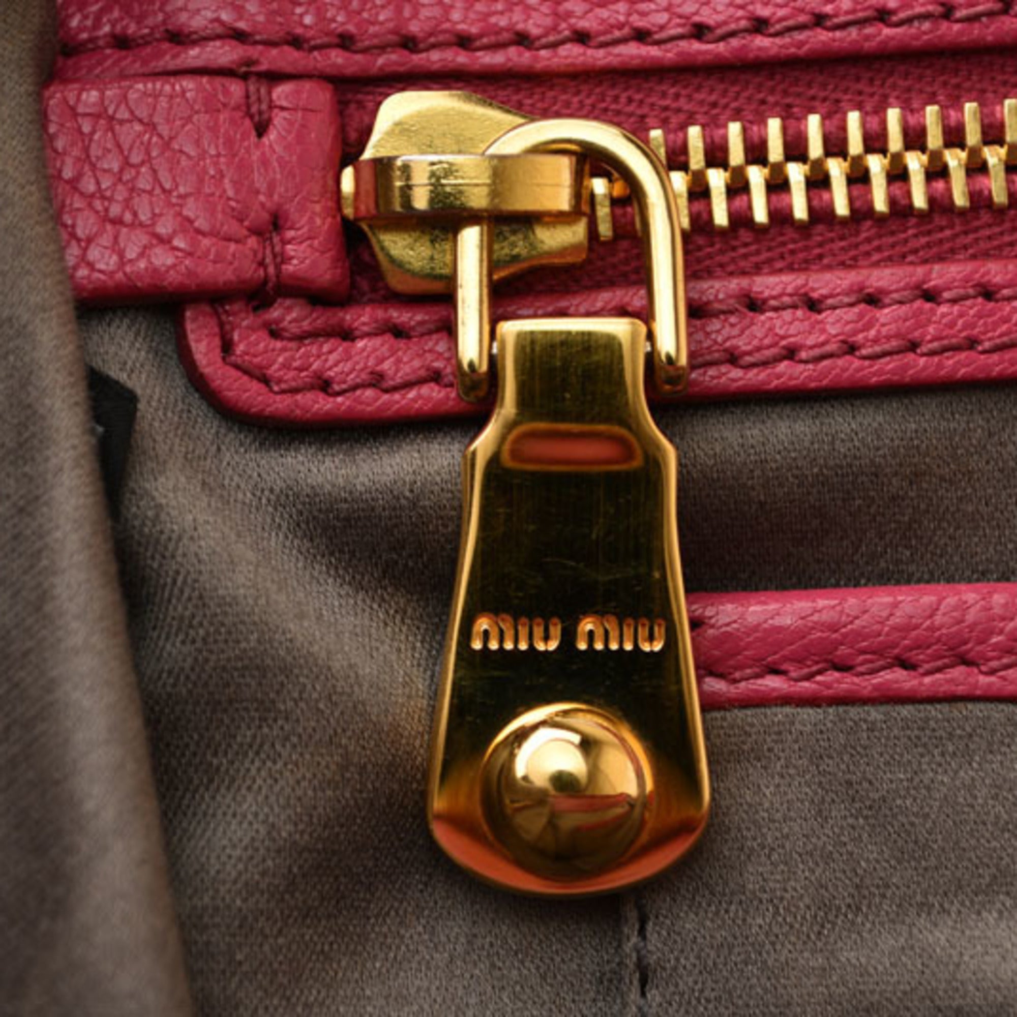Miu Miu Pink Handbag Shoulder Bag (Pre-Owned)