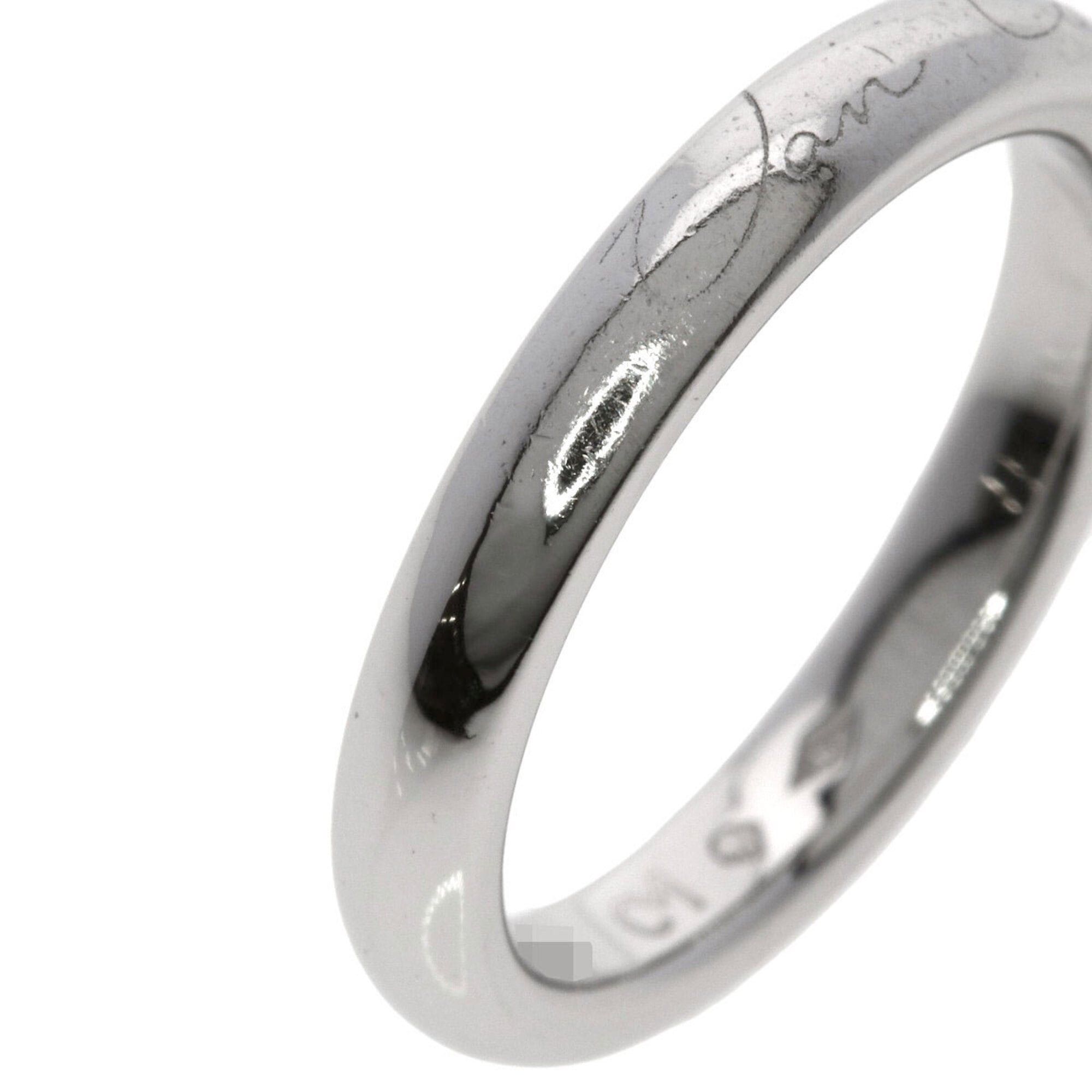 Van Cleef & Arpels Platinum 950 Band Ring (Pre-Owned)
