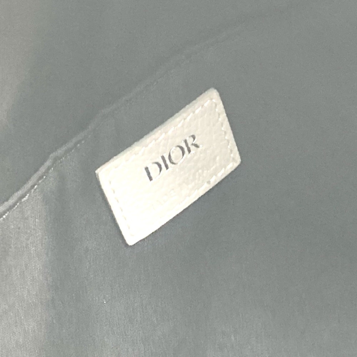 Christian Dior Gray Leather Backpack (Pre-Owned)