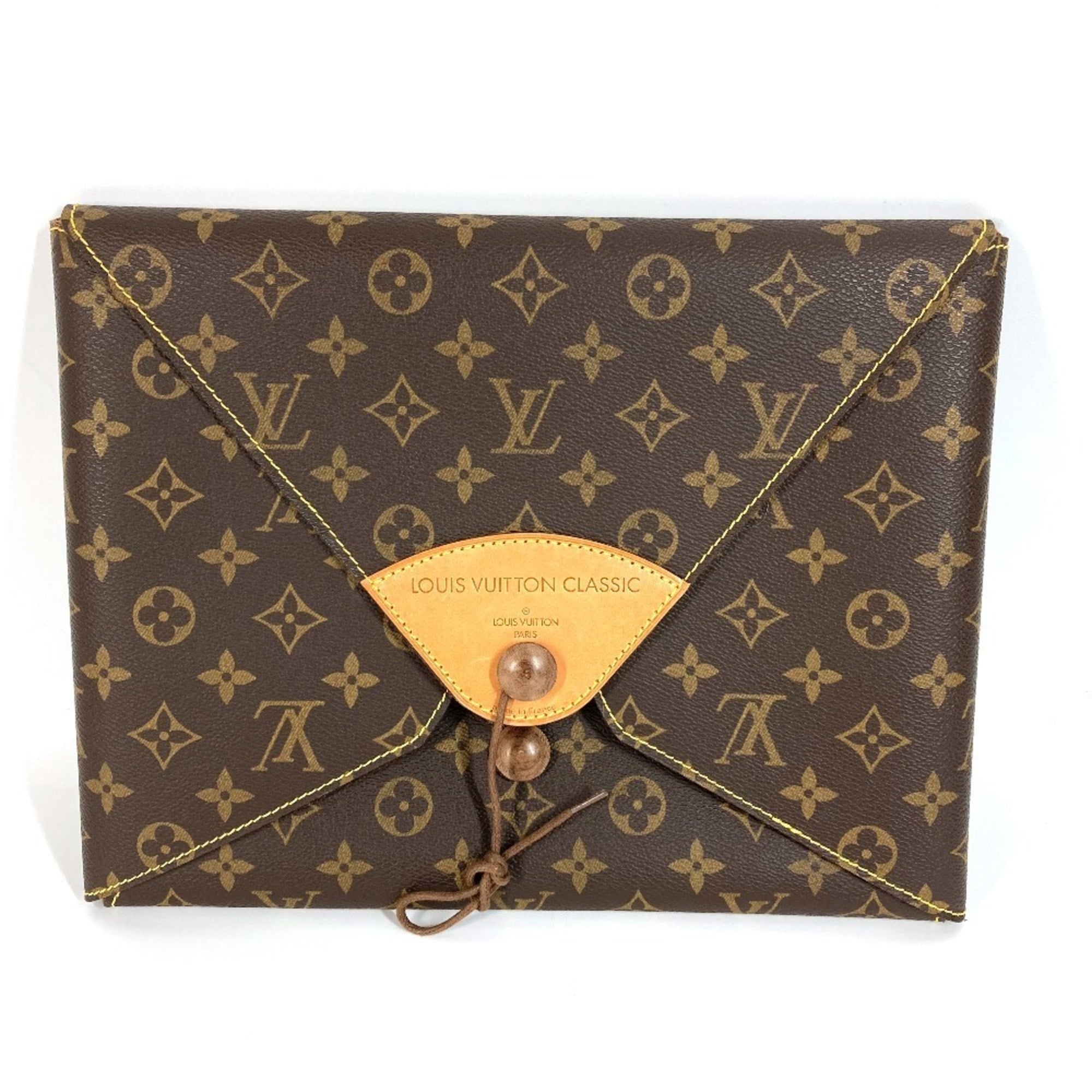Louis Vuitton Monogram Brown Monogram Clutch Bag (Pre-Owned)