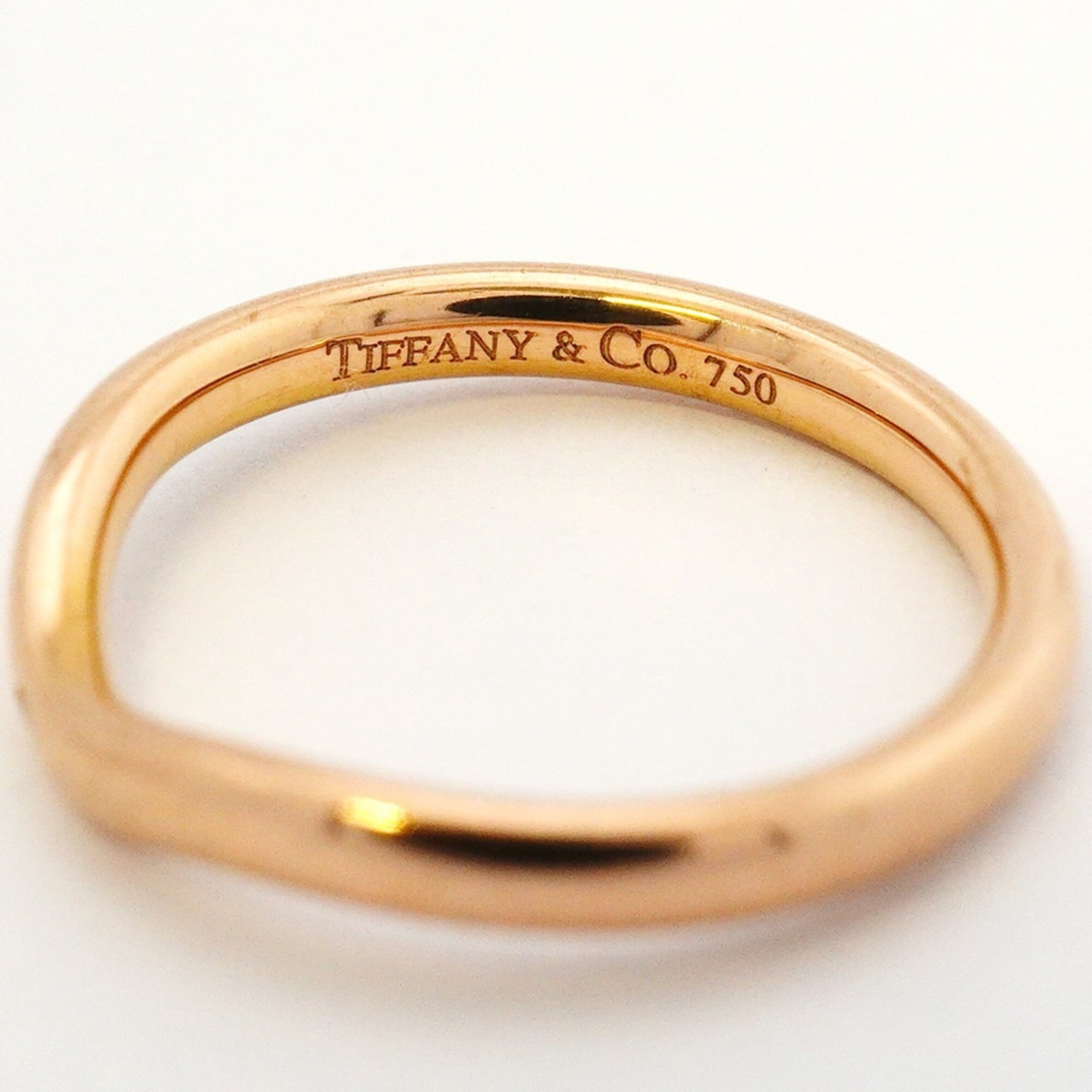 Tiffany Pink Gold (18K) Band Ring (Pre-Owned)