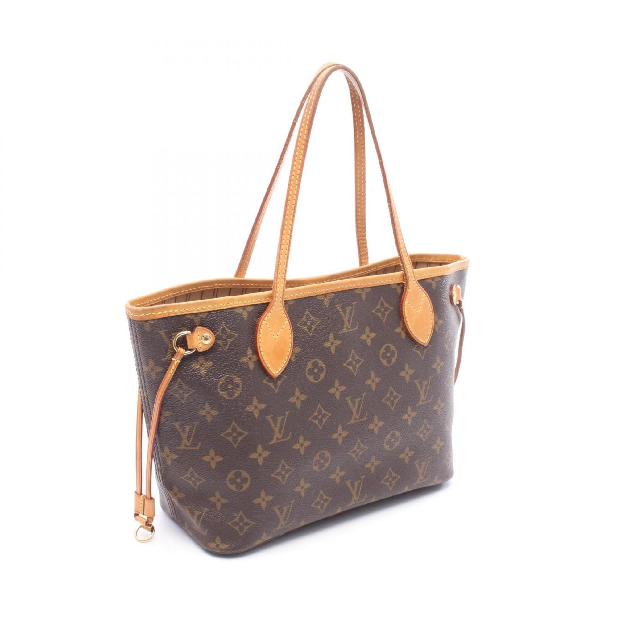 Louis Vuitton Monogram Brown Coated Canvas Tote Bag (Pre-Owned)
