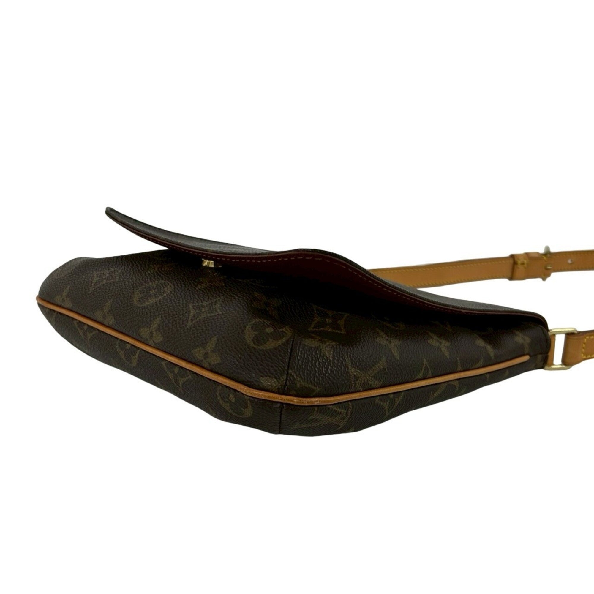 Louis Vuitton Brown Leather Pvc Shoulder Bag (Pre-Owned)