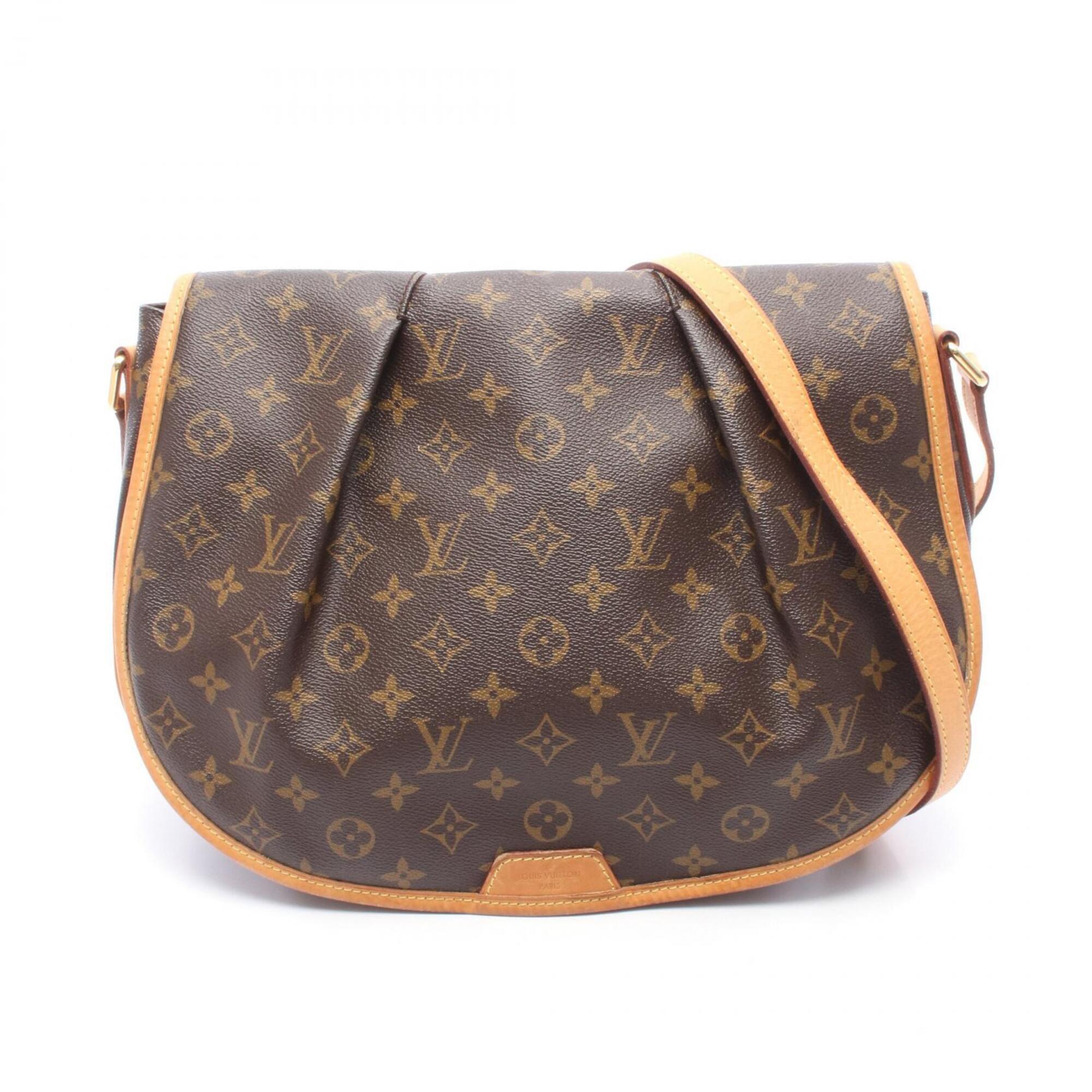 Louis Vuitton Brown Coated Canvas Monogram Pvc Leather Shoulder Bag (Pre-Owned)